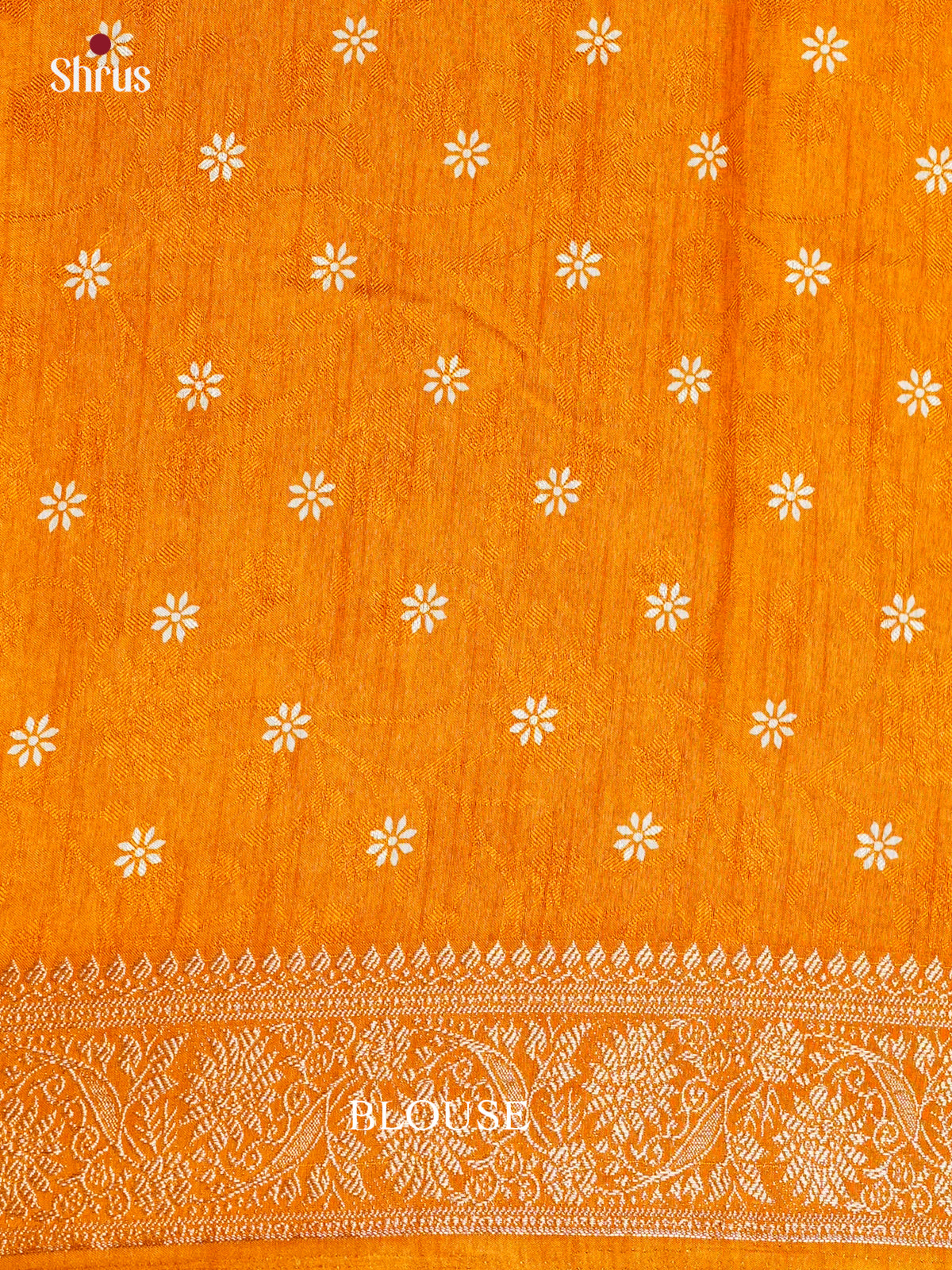 Mustard  - Semi Crepe - Saree- EAS30503 - Shop on Shrus.com