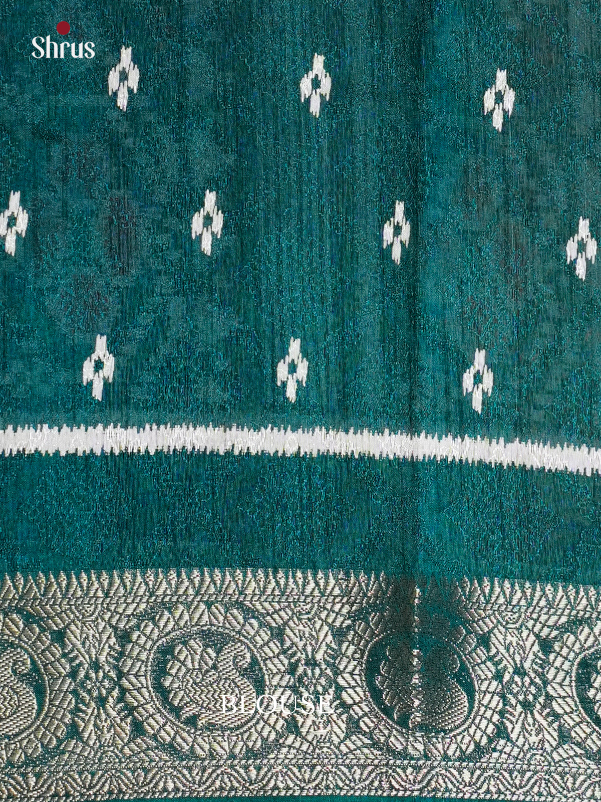 Green - Semi Crepe - Saree - EAS30513 - Shop on Shrus.com