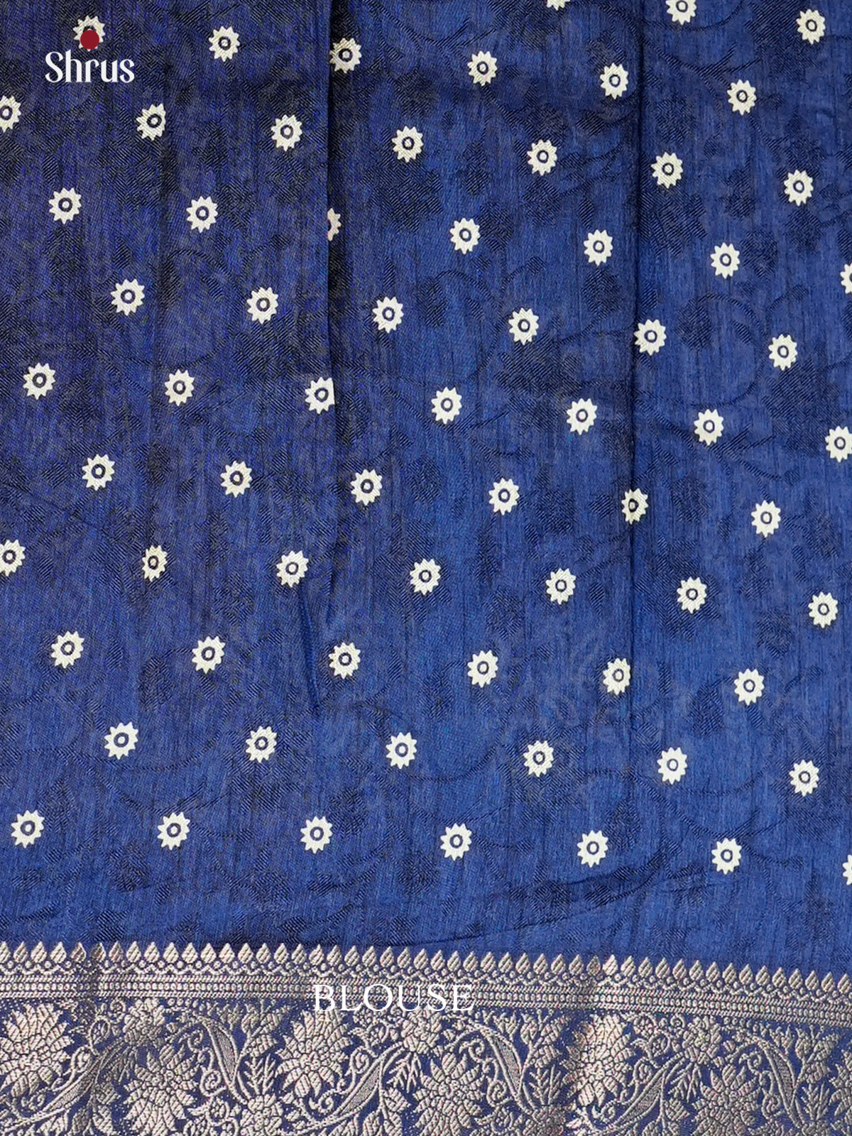 Blue - Semi Crepe - Saree - EAS30519 - Shop on Shrus.com