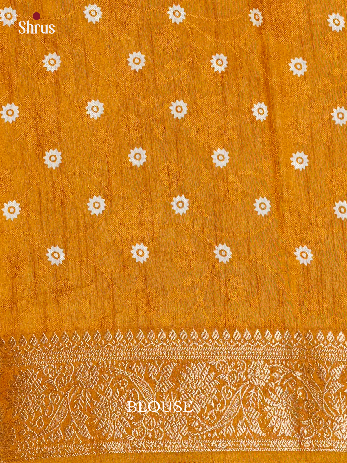 Mustard - Semi Crepe - Saree- EAS30520 - Shop on Shrus.com