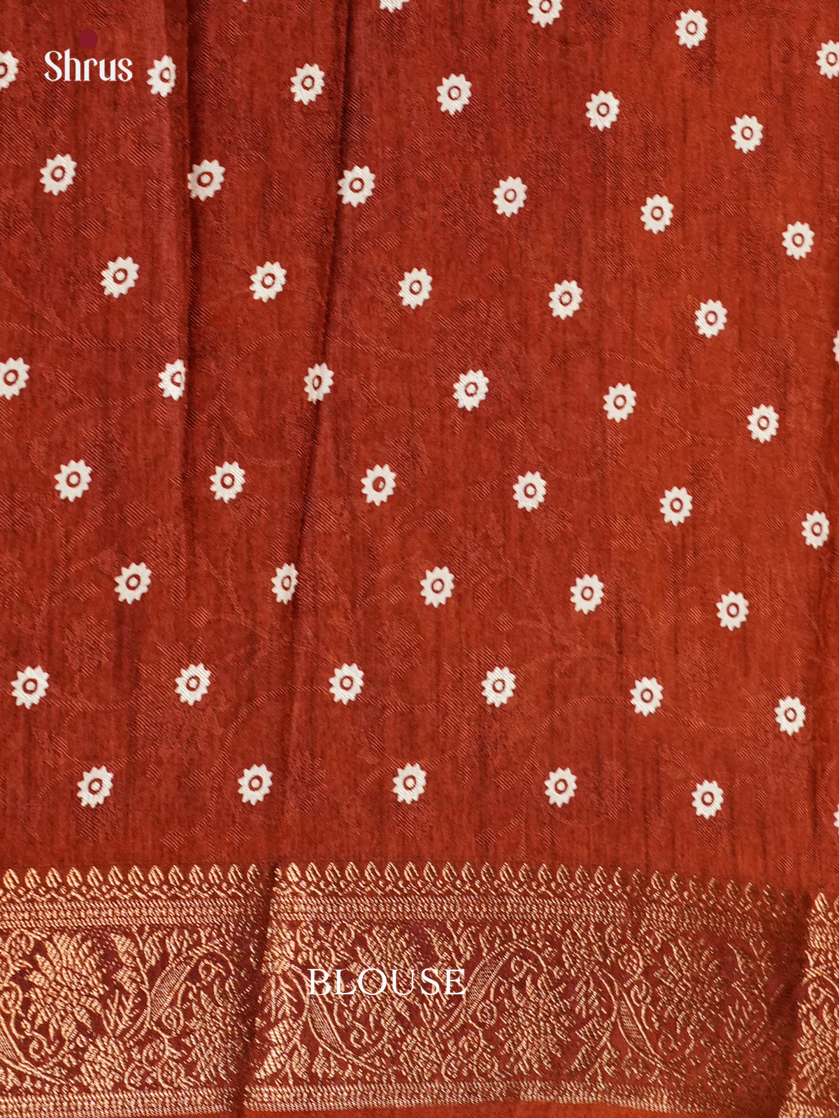 Brown  - Semi Crepe Saree- EAS30521 - Shop on Shrus.com