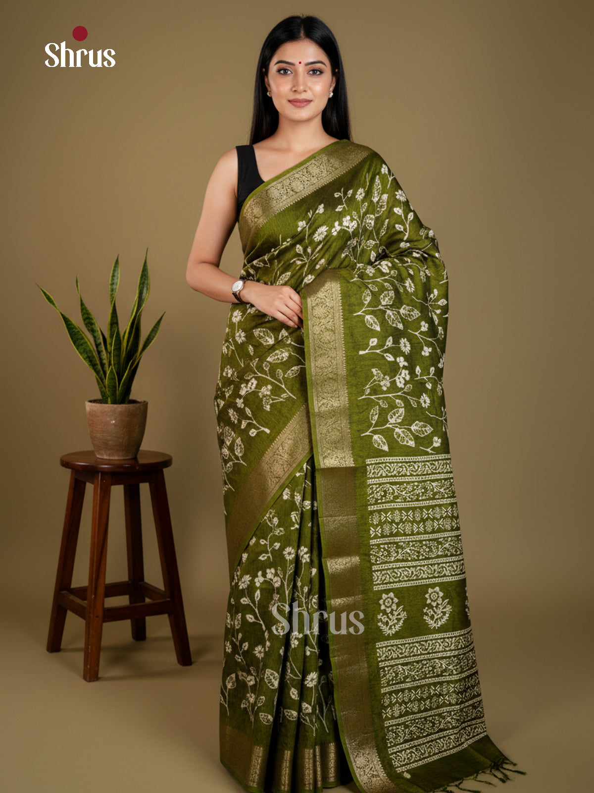 EAS30523 - Semi Crepe - Saree - Shop on Shrus.com