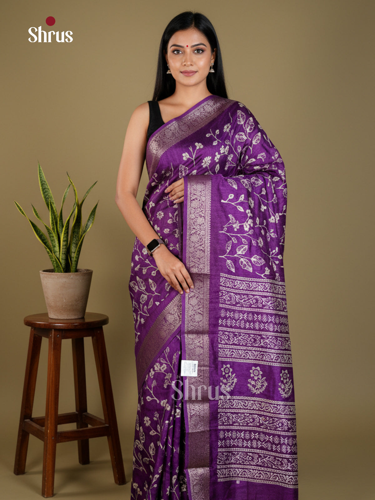 EAS30524 - Semi Crepe - Saree - Shop on Shrus.com