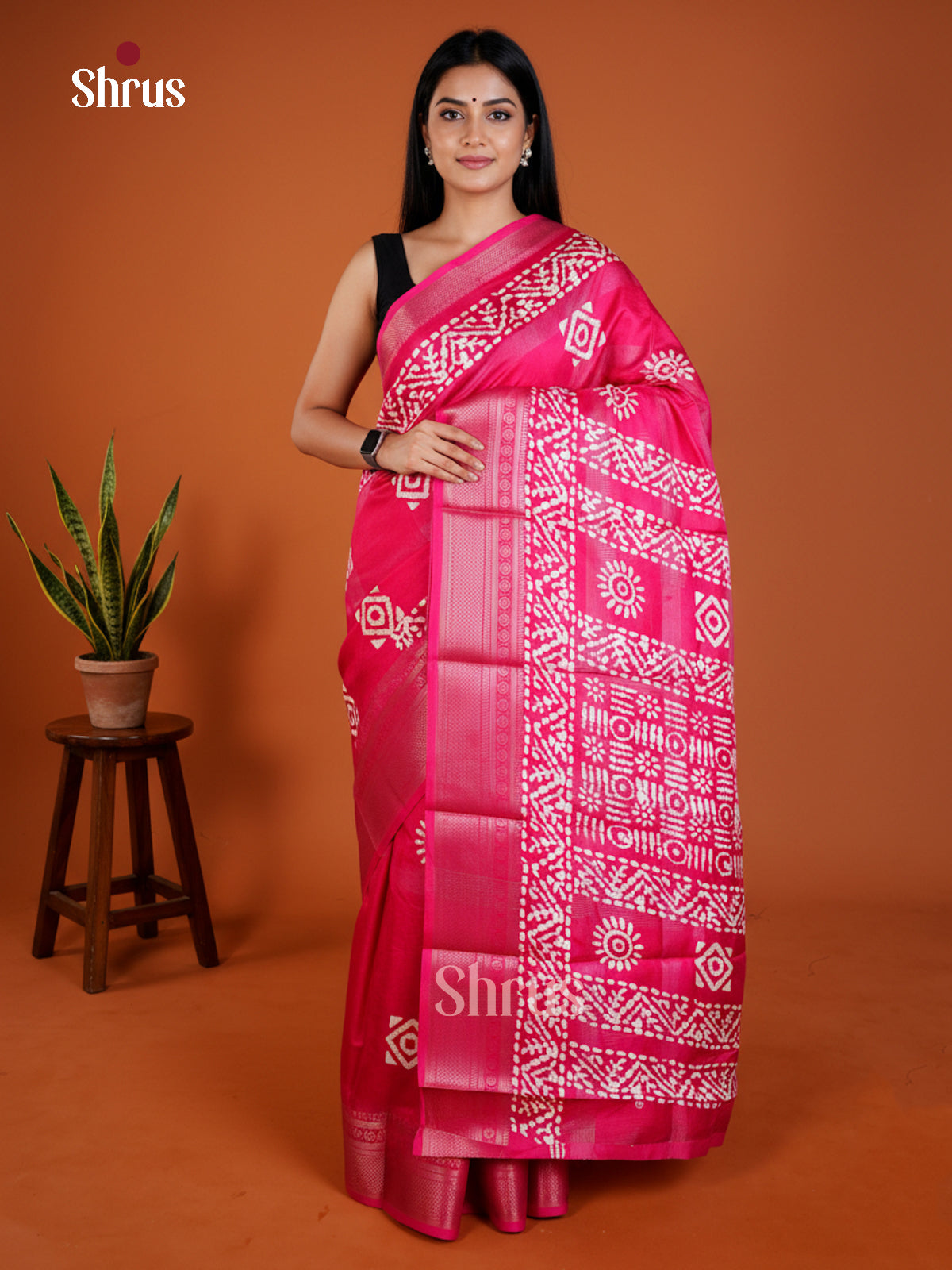 EAS30526 - Semi Crepe - Saree - Shop on Shrus.com