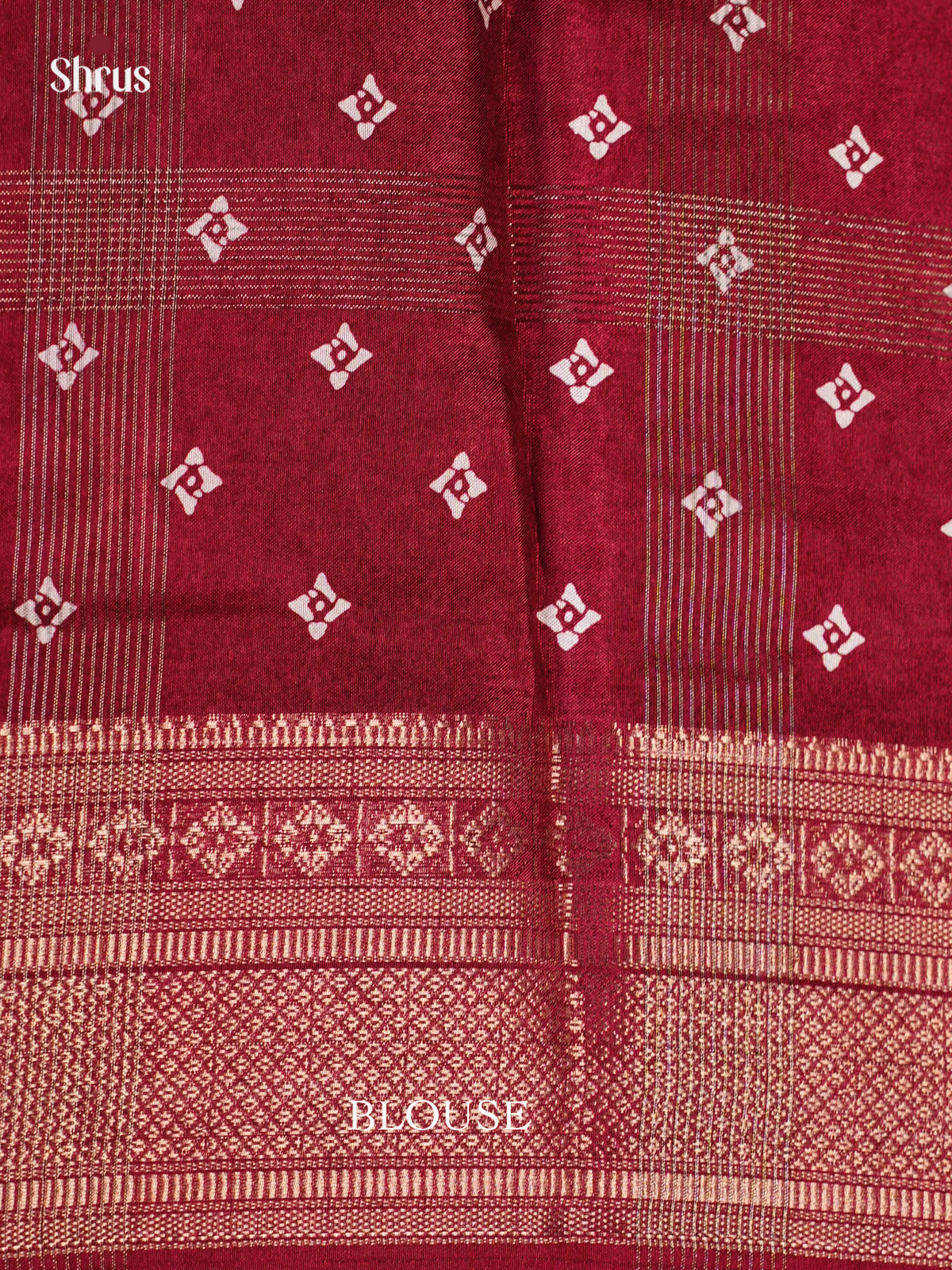 Maroon - Semi Crepe - Saree- EAS30528 - Shop on Shrus.com