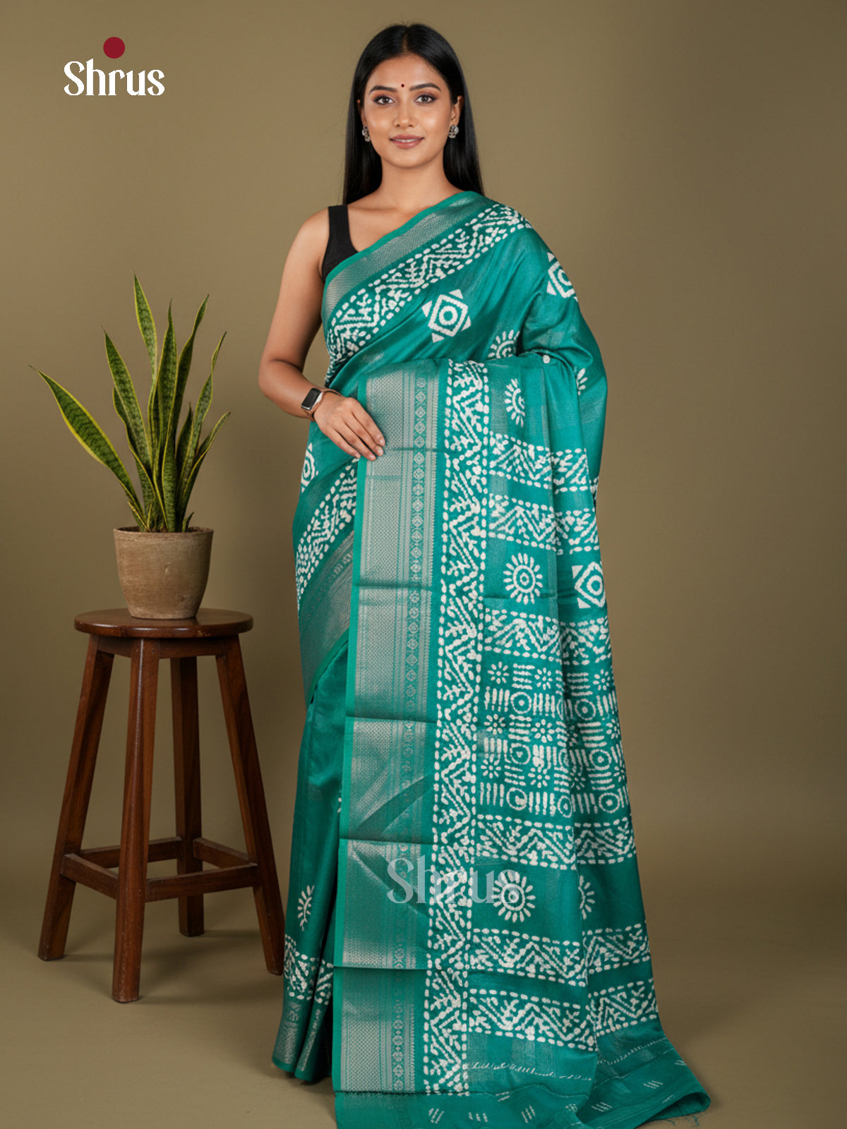 EAS30535 - Semi Crepe - Saree - Shop on Shrus.com