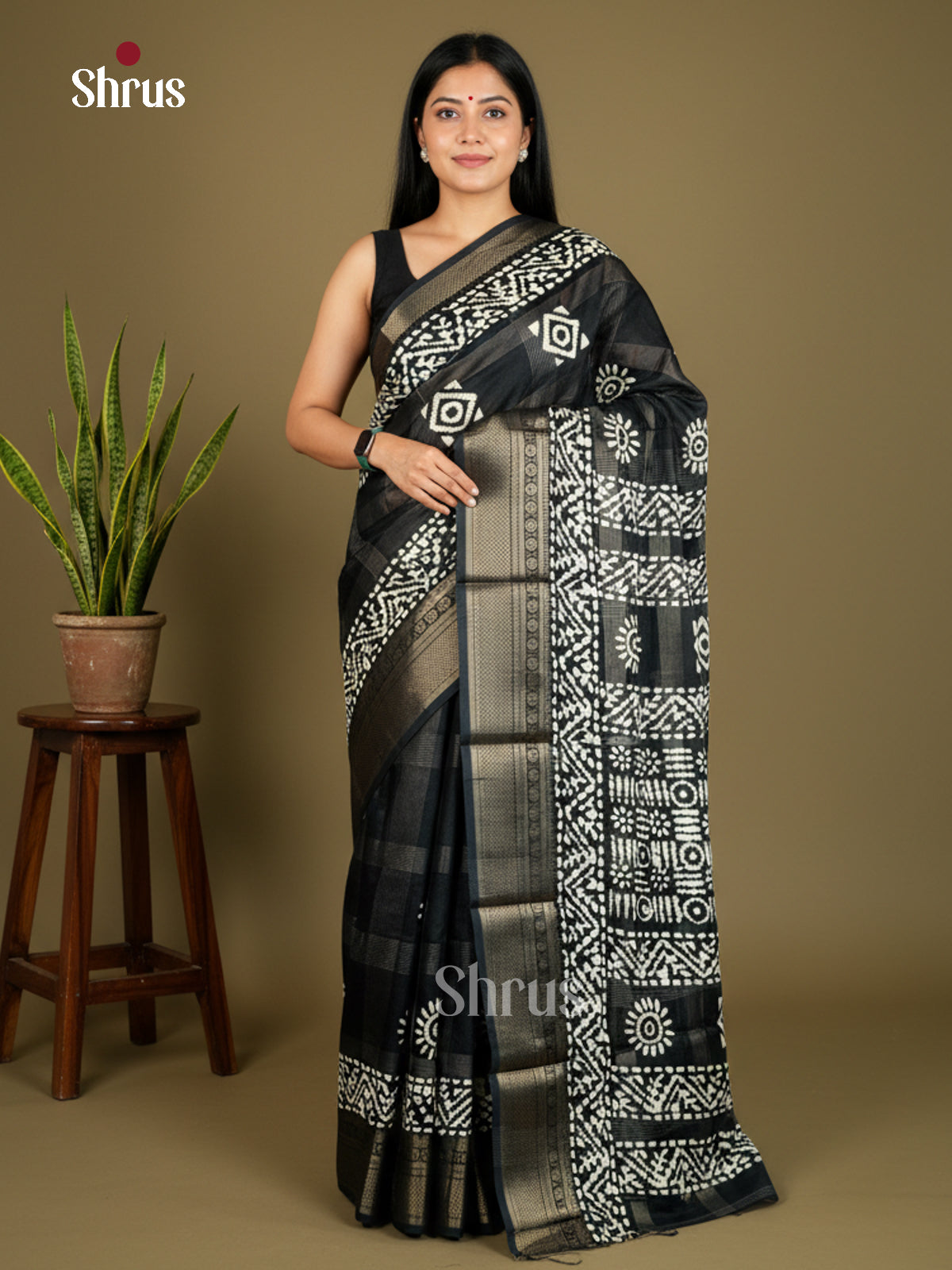 EAS30538 - Semi Crepe - Saree - Shop on Shrus.com