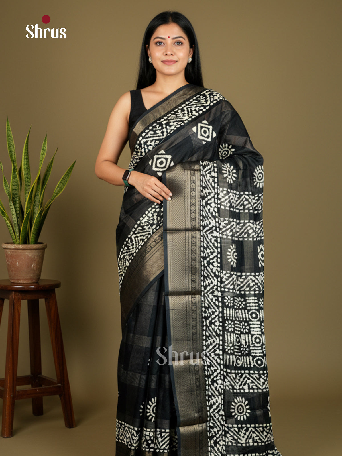 EAS30538 - Semi Crepe - Saree - Shop on Shrus.com