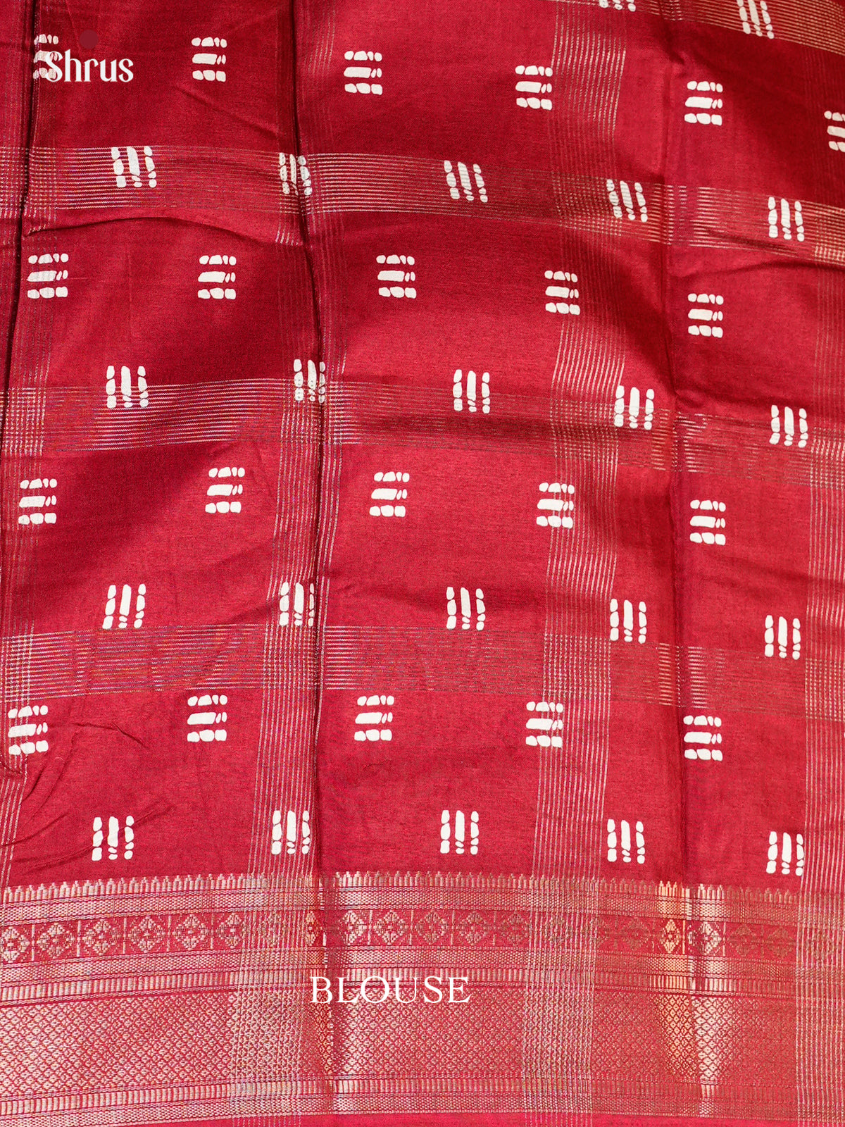 Maroon - Semi Crepe - Saree-EAS30539 - Shop on Shrus.com