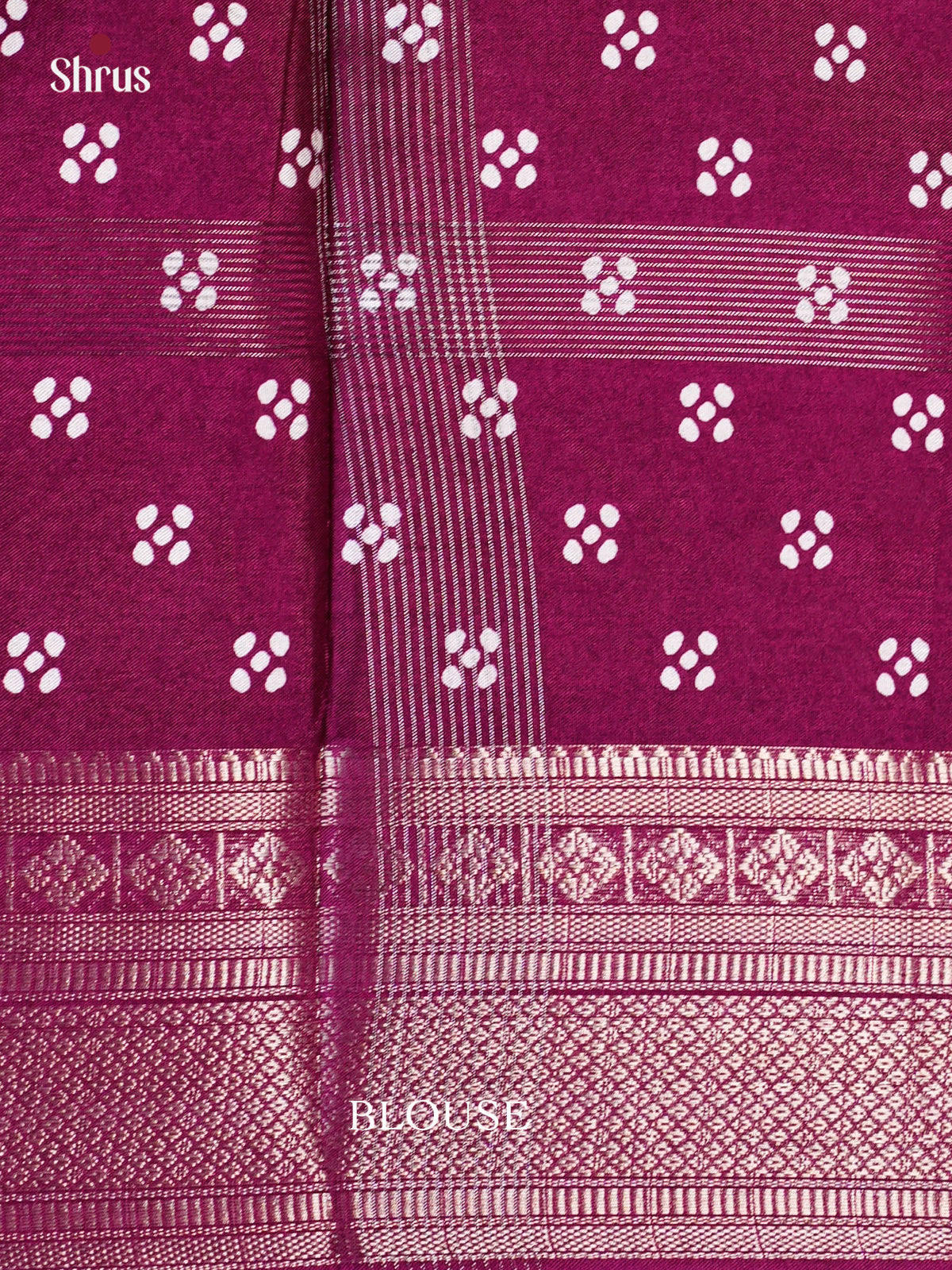 Purple - Semi Crepe - Saree - EAS30542 - Shop on Shrus.com
