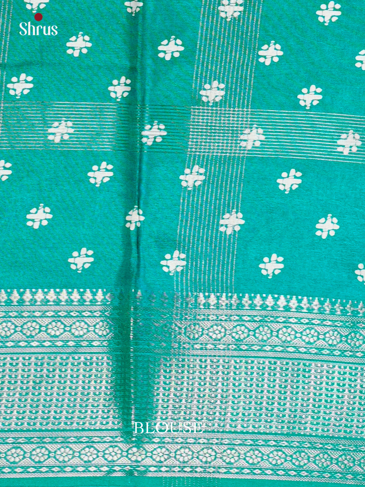 Green - Semi Crepe - Saree  - EAS30549 - Shop on Shrus.com