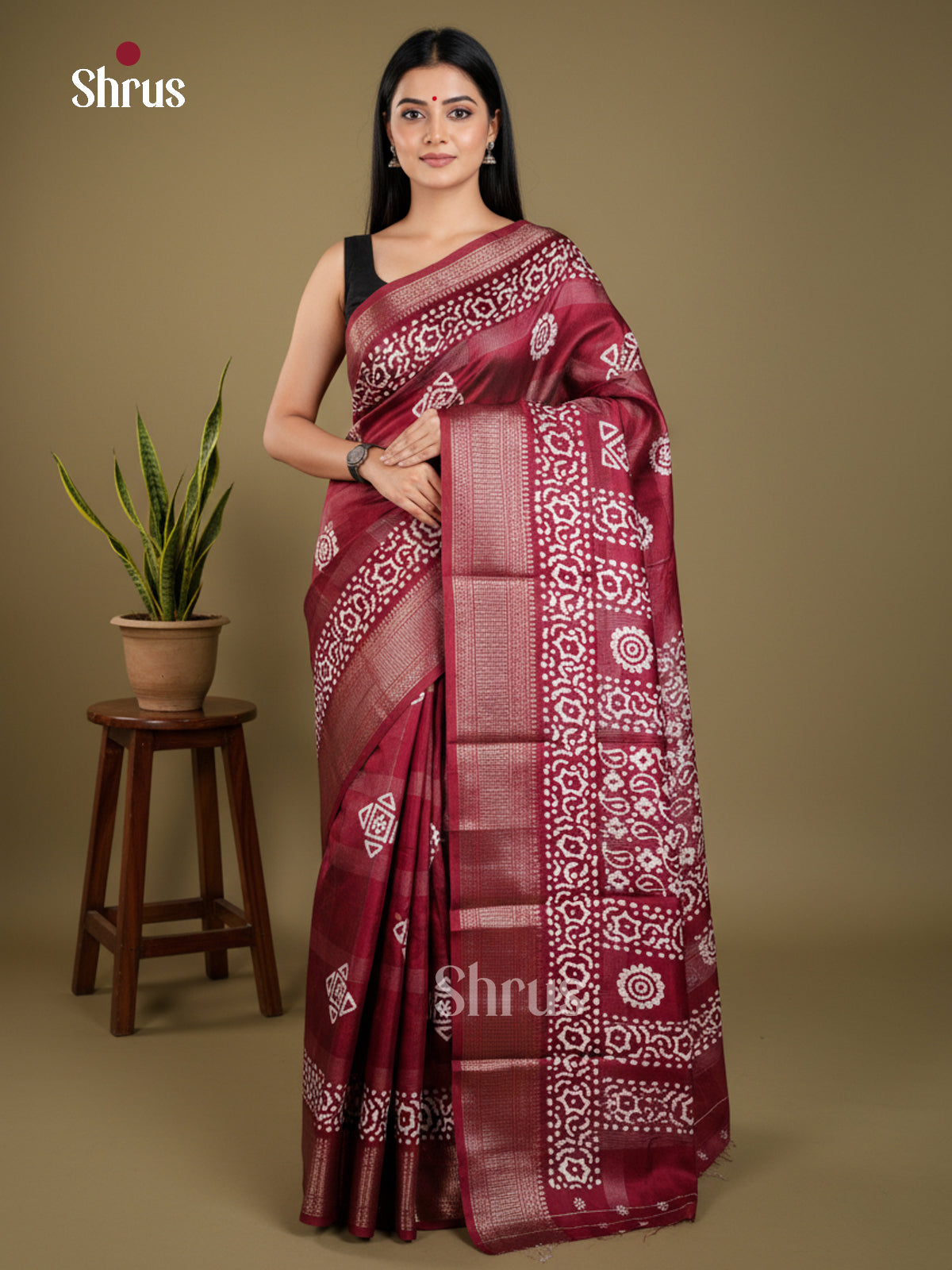 EAS30550 - Semi Crepe - Saree - Shop on Shrus.com