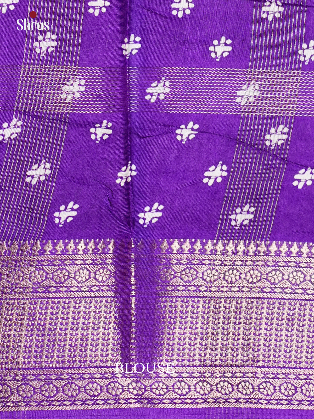 Purple- Semi Crepe - Saree- EAS30551 - Shop on Shrus.com