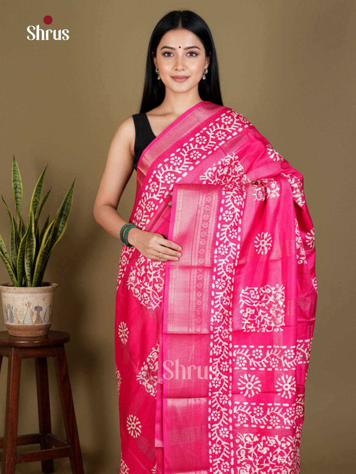 EAS30553 - Semi Crepe - Saree - Shop on Shrus.com