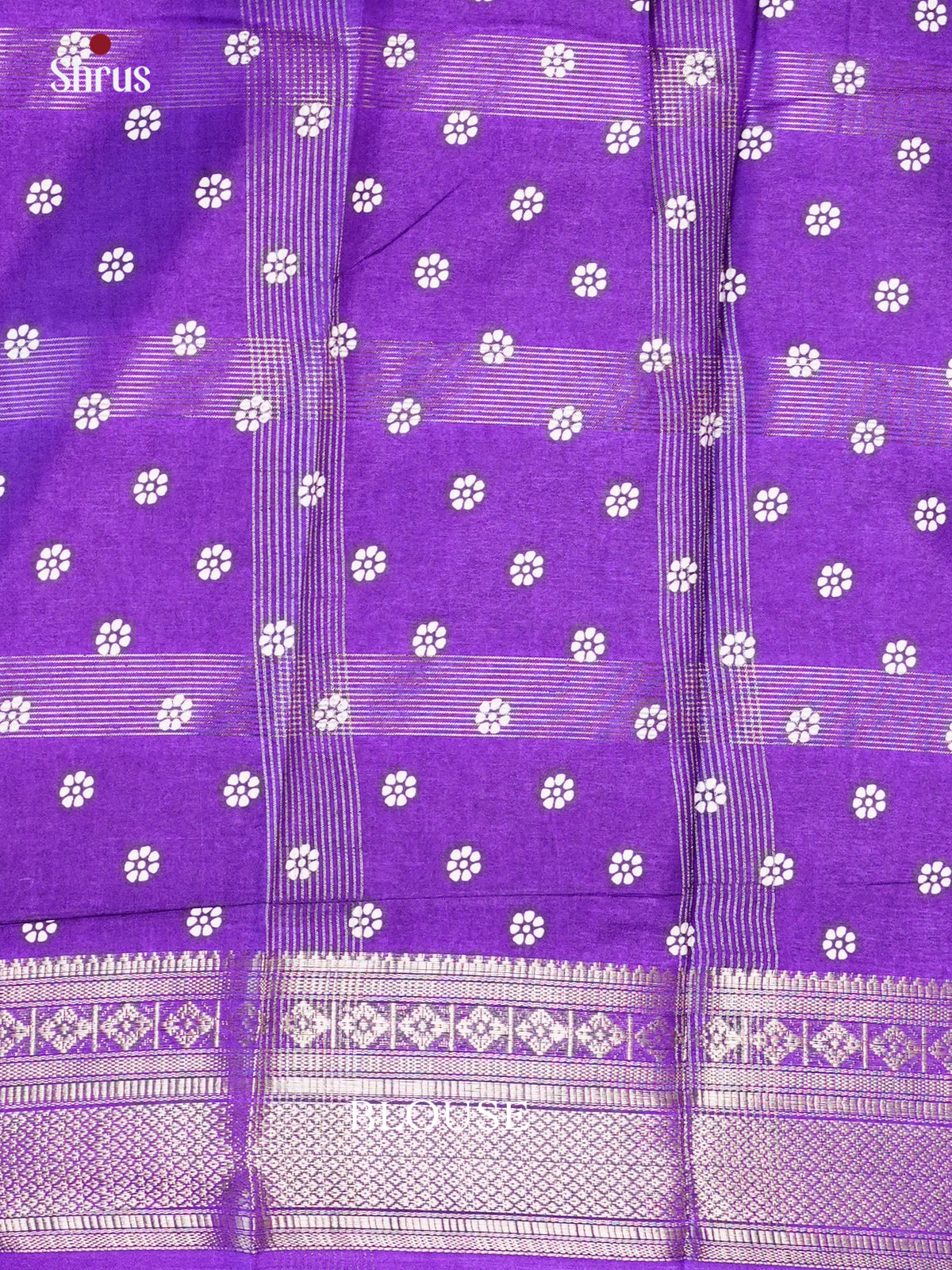 Purple - Semi Crepe - Saree- EAS30555 - Shop on Shrus.com