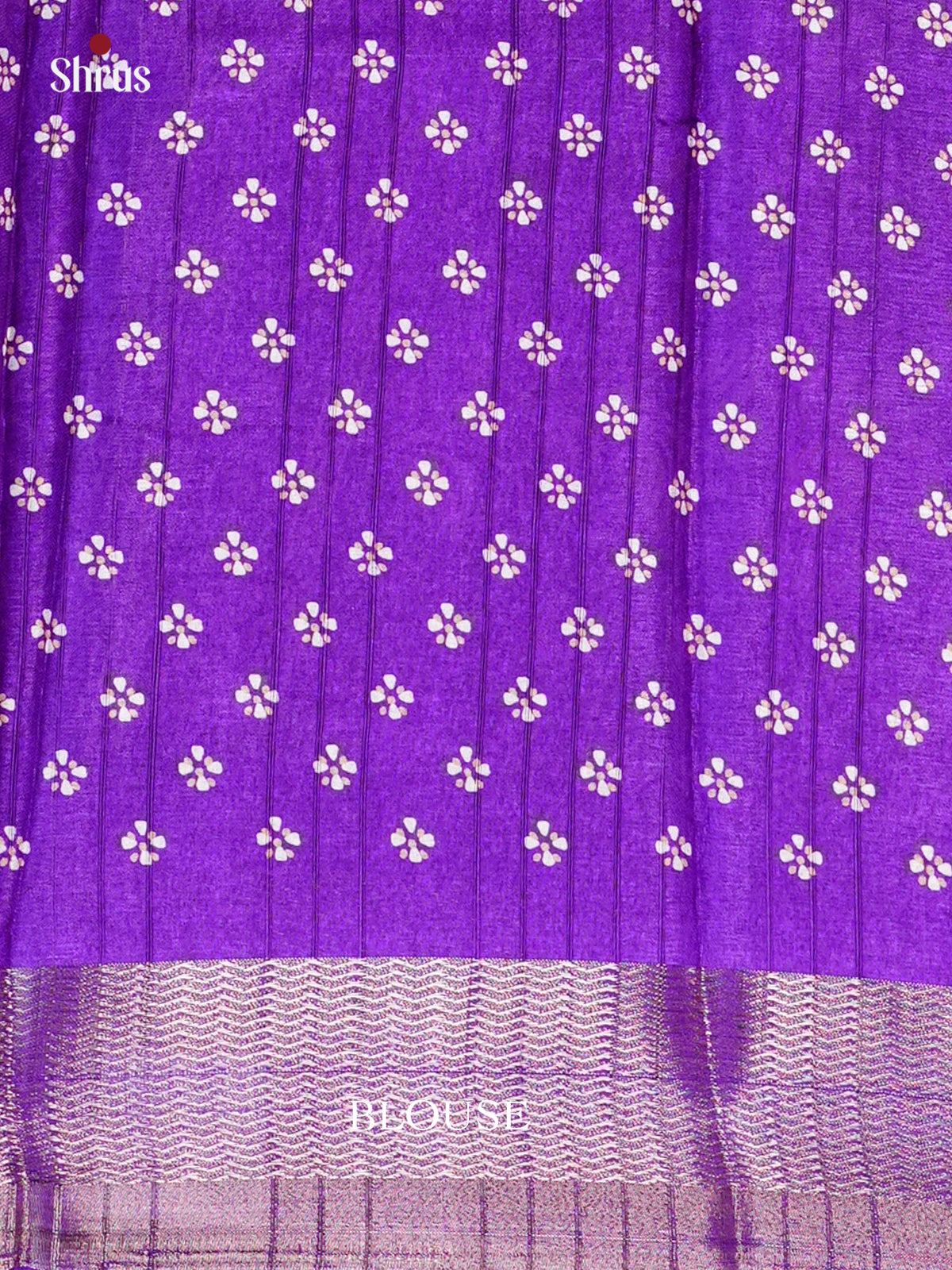violet - Semi Crepe - Saree - EAS30561 - Shop on Shrus.com