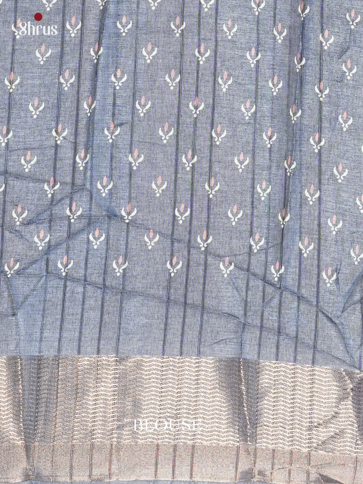 Grey - Semi Crepe - Saree - EAS30572 - Shop on Shrus.com