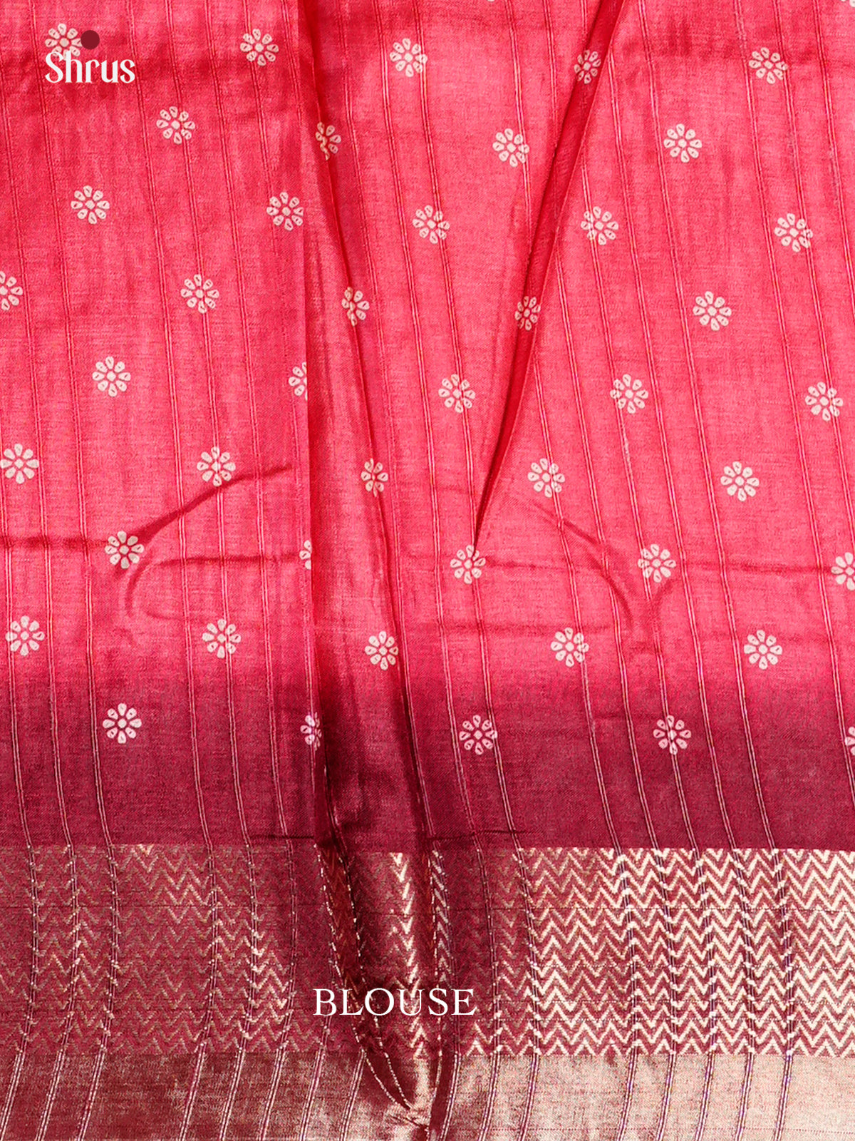 Pink & Maroon  - Semi Crepe - Saree-EAS30575 - Shop on Shrus.com