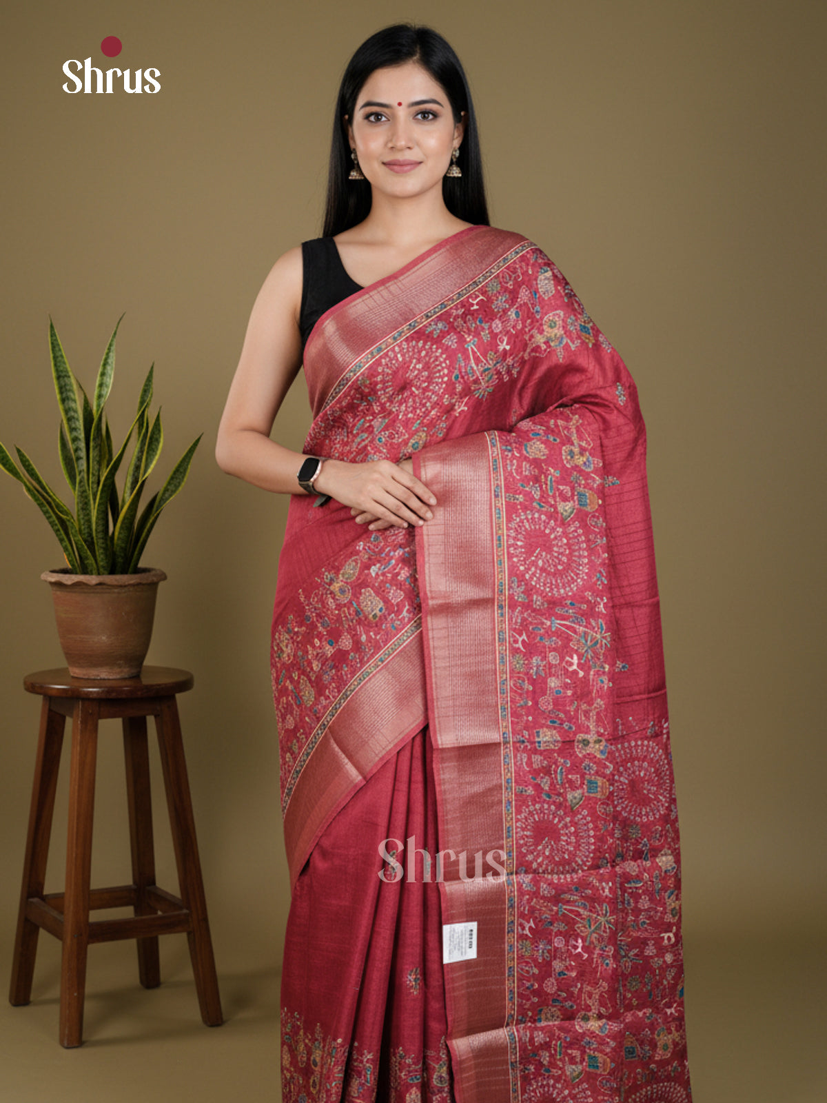 EAS30576 - Semi Crepe - Saree - Shop on Shrus.com