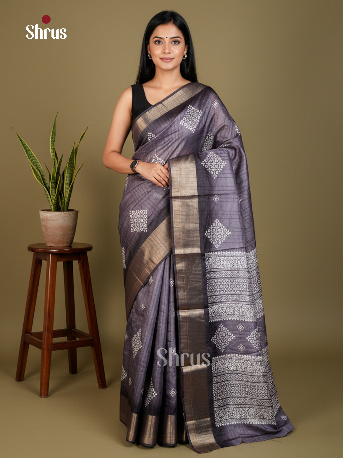 EAS30587 - Semi Crepe - Saree - Shop on Shrus.com