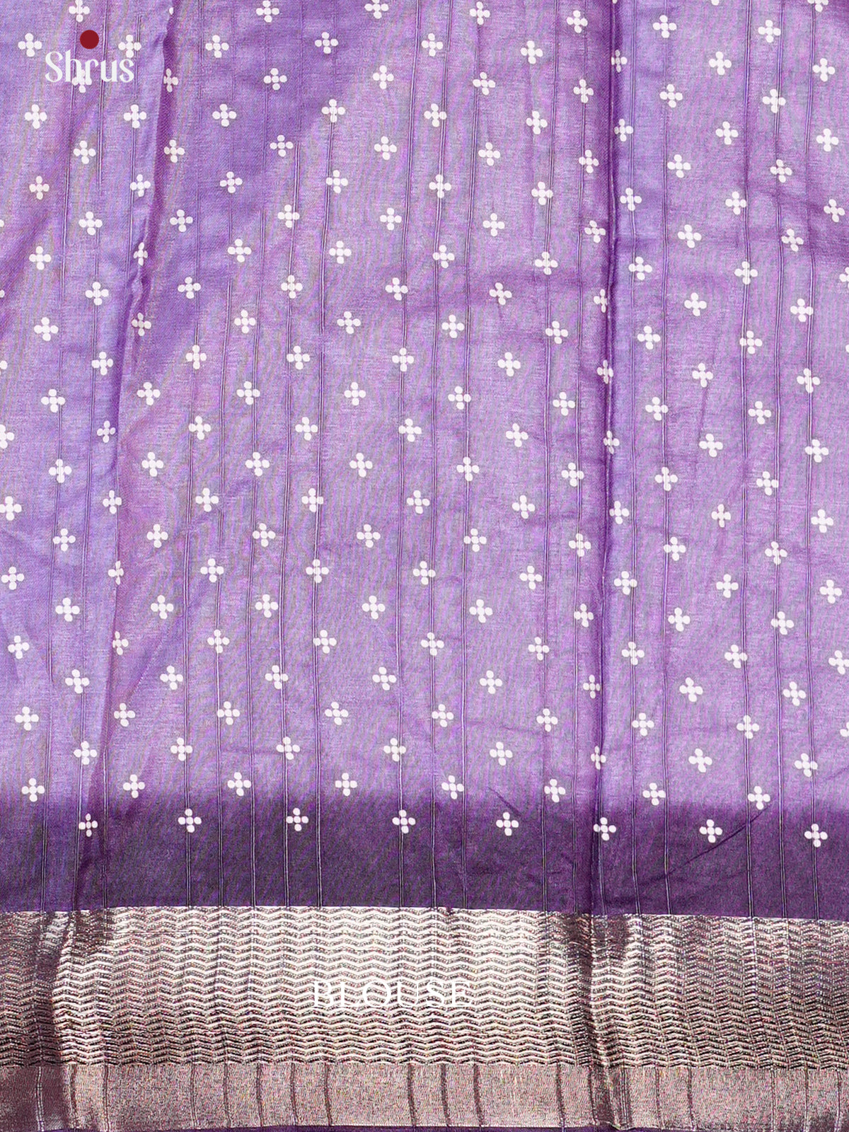 Purple & Violet  - Semi Crepe - Saree- EAS30588 - Shop on Shrus.com
