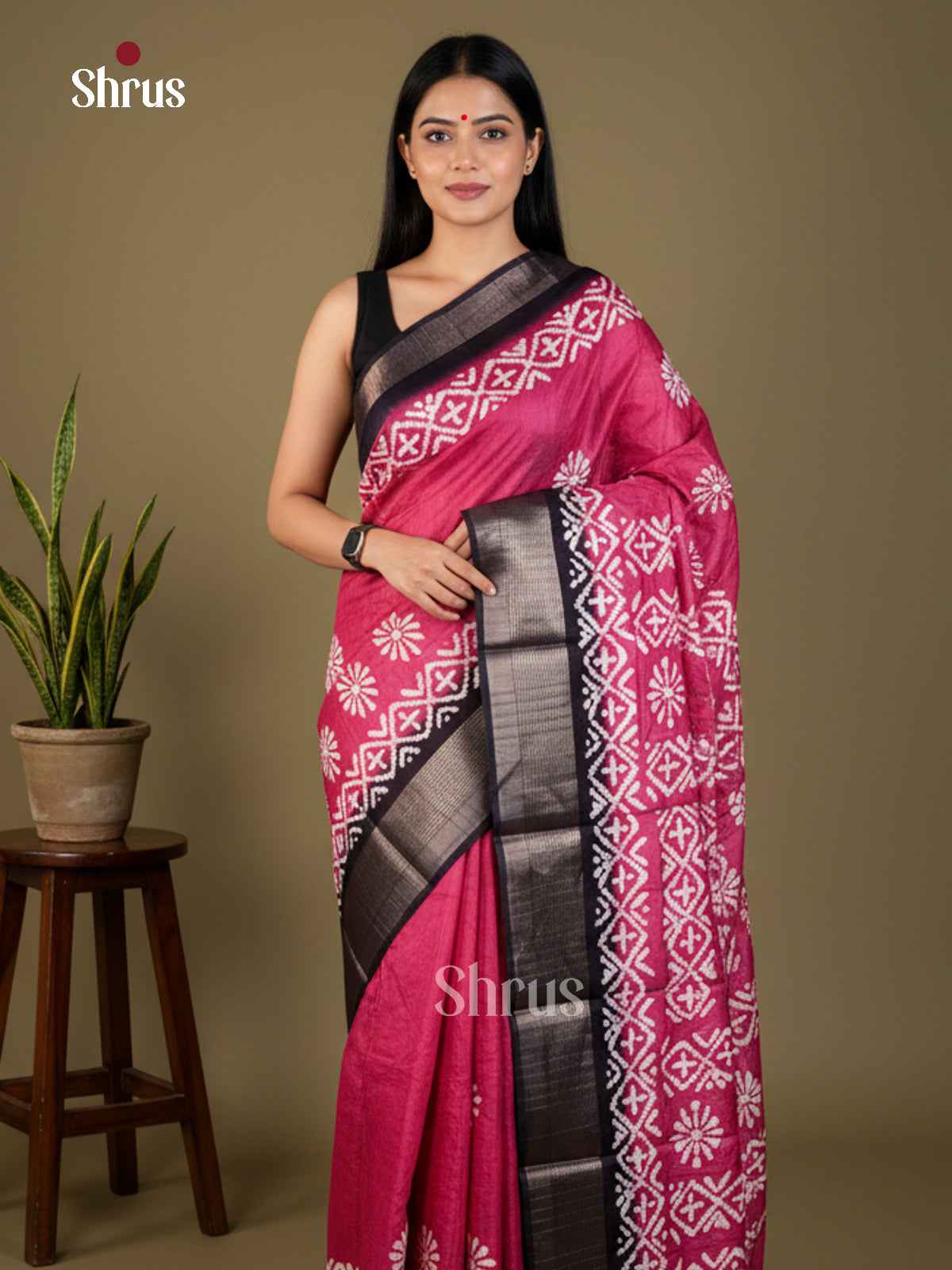 EAS30594 - Semi Crepe - Saree - Shop on Shrus.com
