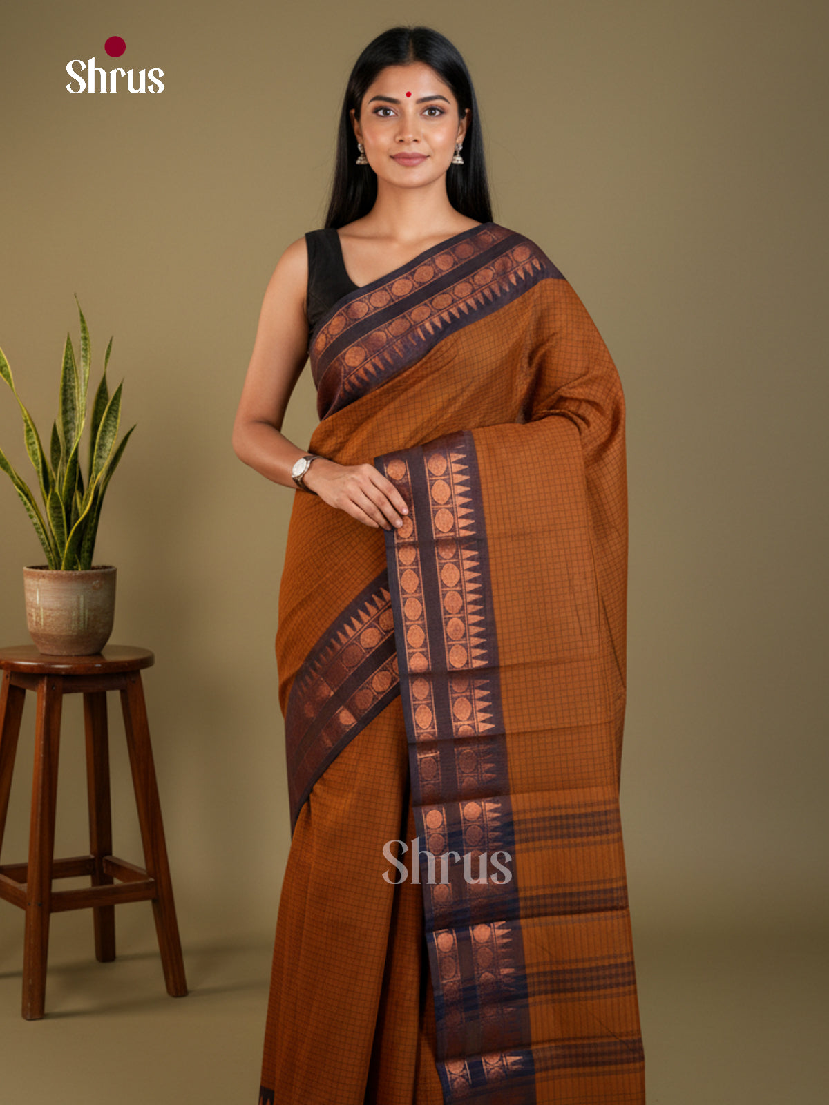 EAS30658 - Chettinad Cotton - Saree - Shop on Shrus.com