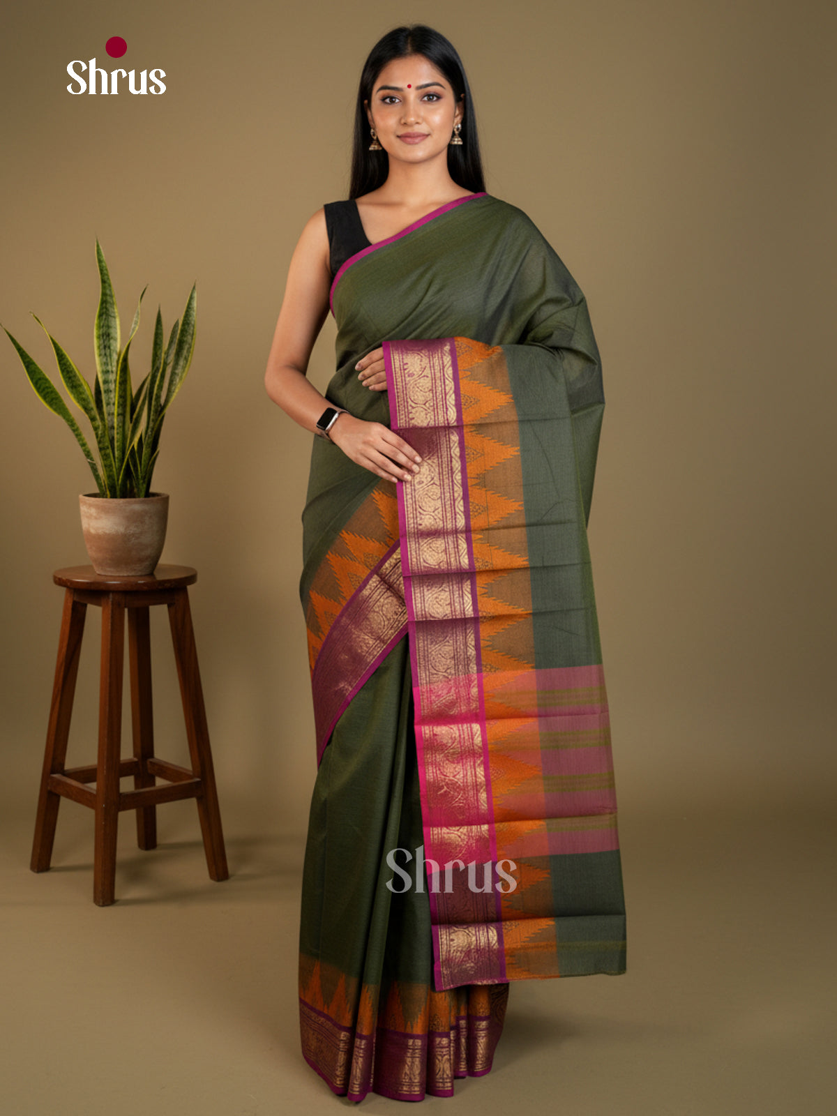 EAS30668 - Chettinad Cotton - Saree - Shop on Shrus.com