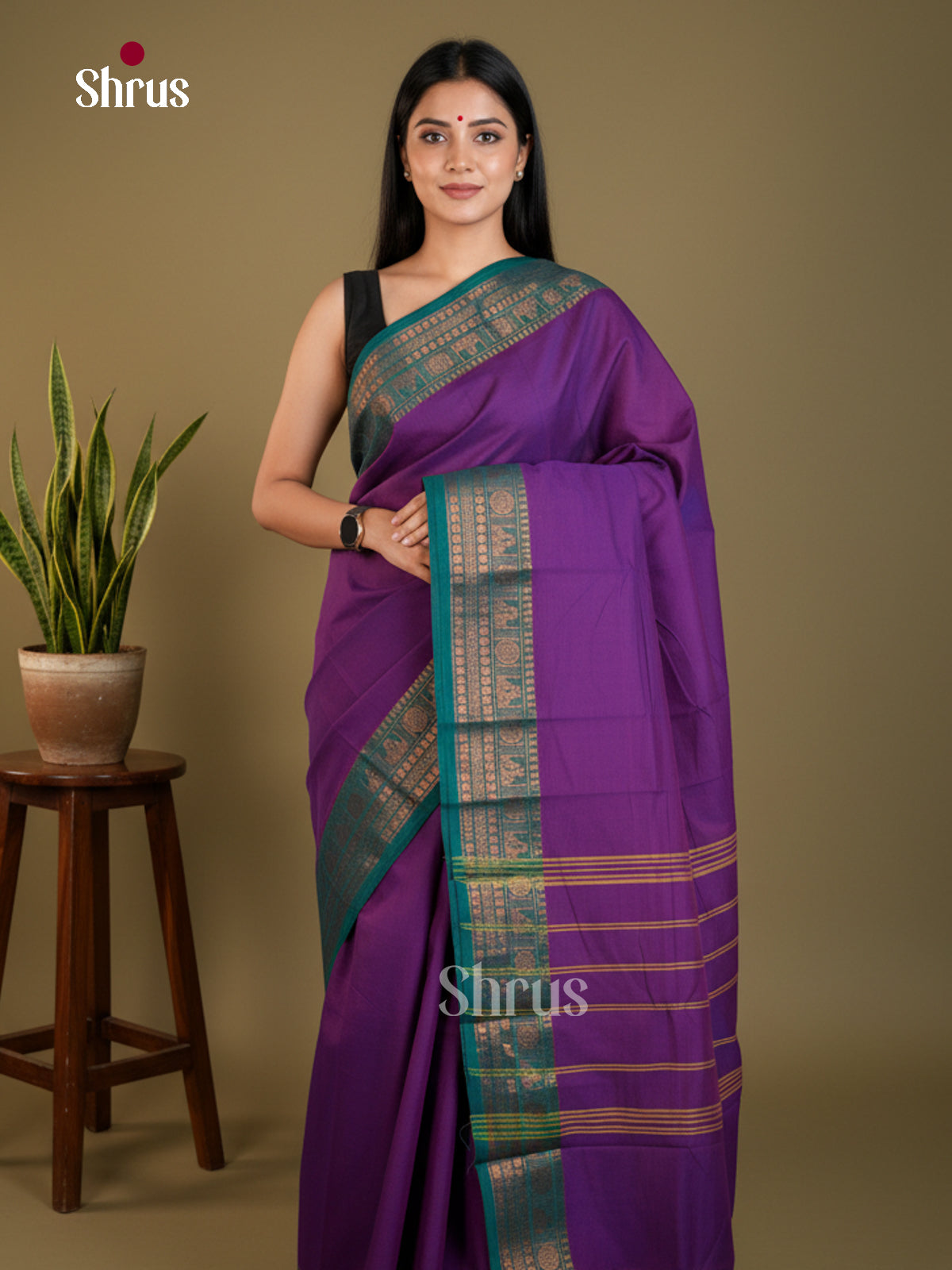 EAS30694 - Chettinad Cotton - Saree - Shop on Shrus.com