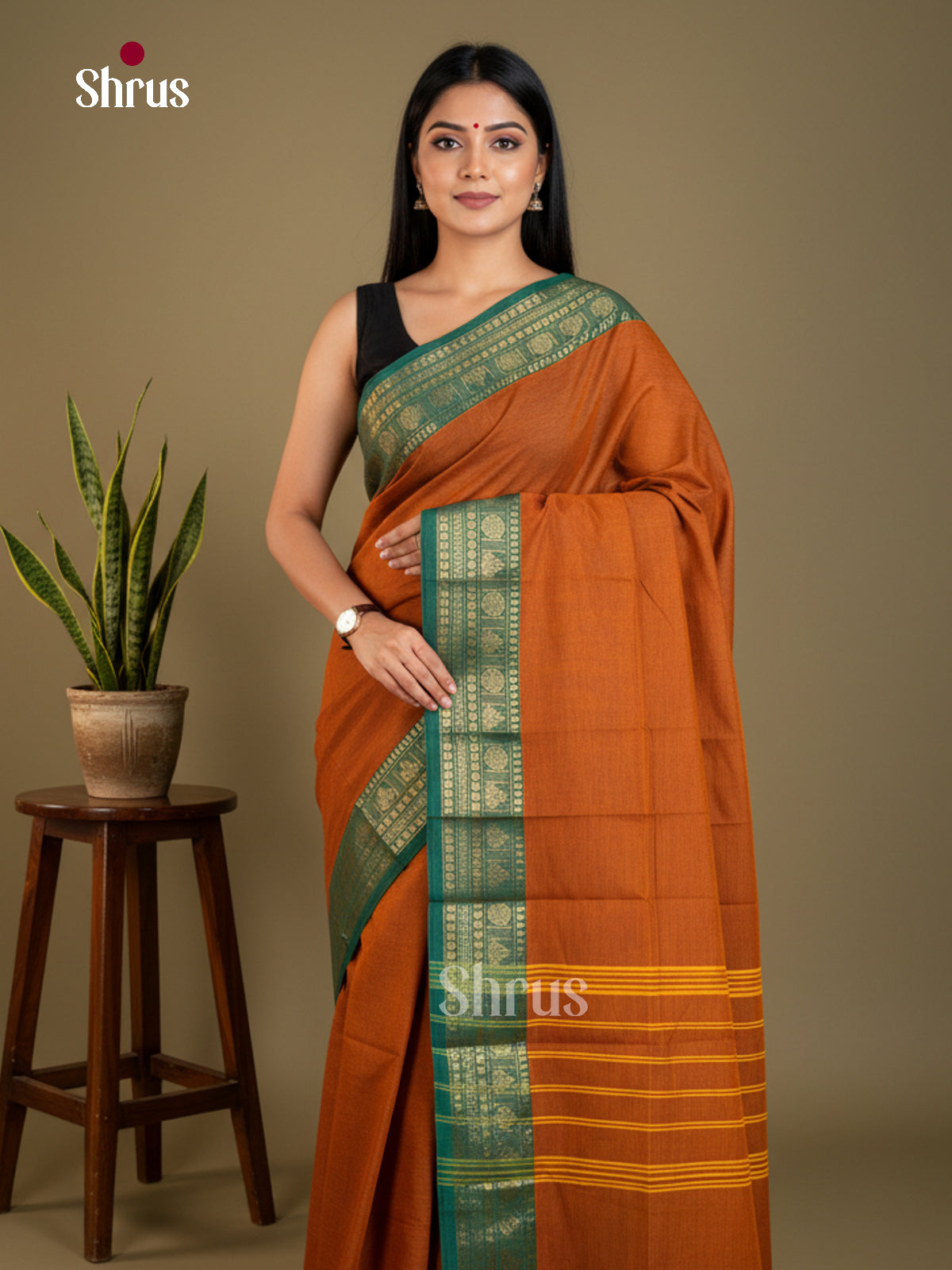 EAS30704 - Chettinad Cotton - Saree - Shop on Shrus.com