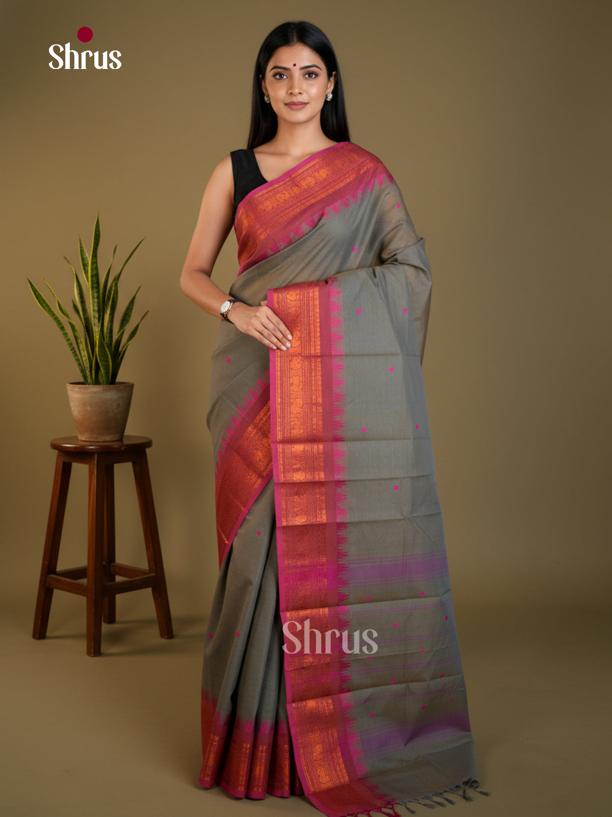 EAS30740 - Chettinad Cotton - Saree - Shop on Shrus.com