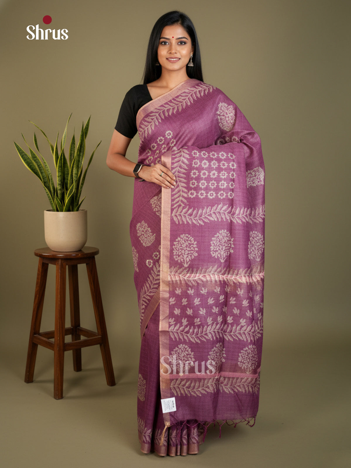 EAS31067 - Semi Tussar - Saree - Shop on Shrus.com