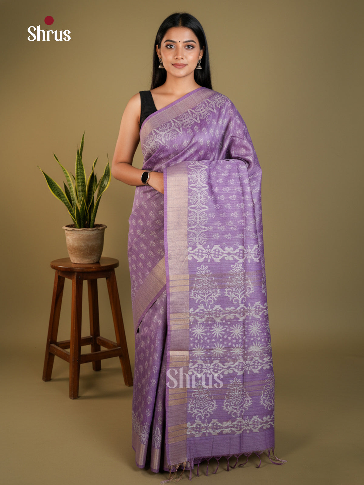 EAS31072 - Semi Tussar - Saree - Shop on Shrus.com
