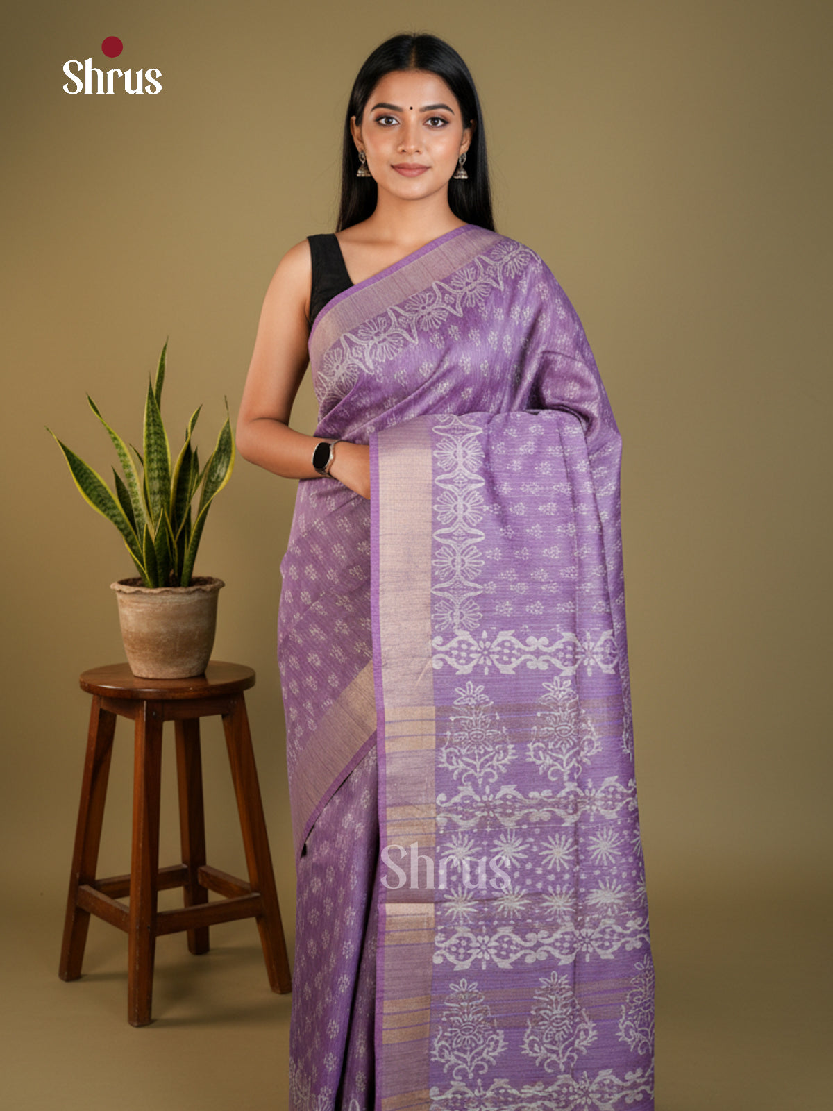 EAS31072 - Semi Tussar - Saree - Shop on Shrus.com