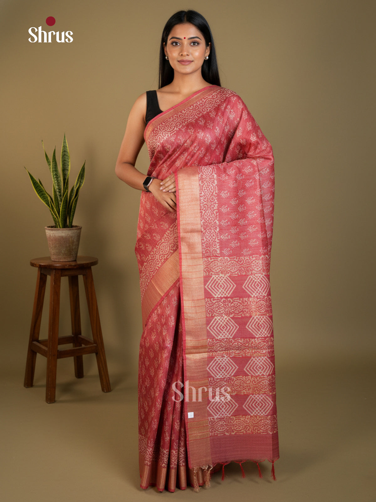 EAS31075 - Semi Tussar - Saree - Shop on Shrus.com