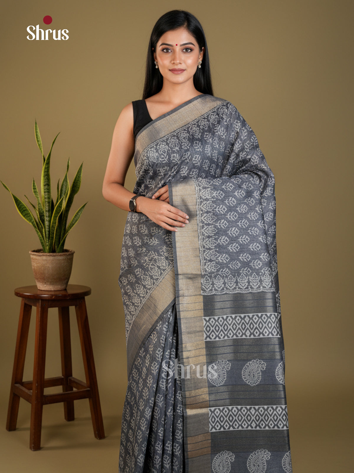 EAS31092 - Semi Tussar - Saree - Shop on Shrus.com