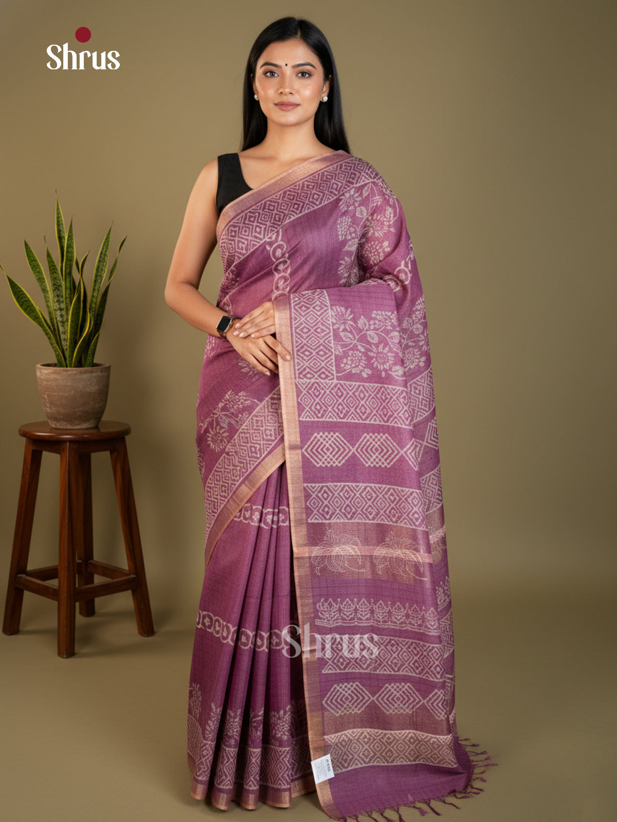EAS31121 - Semi Tussar - Saree - Shop on Shrus.com