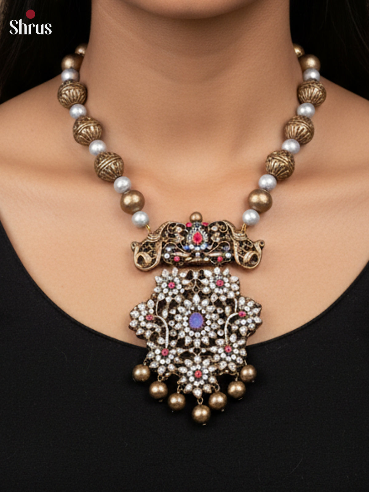 Accessories Saree - EBJ10077 - Shop on Shrus.com