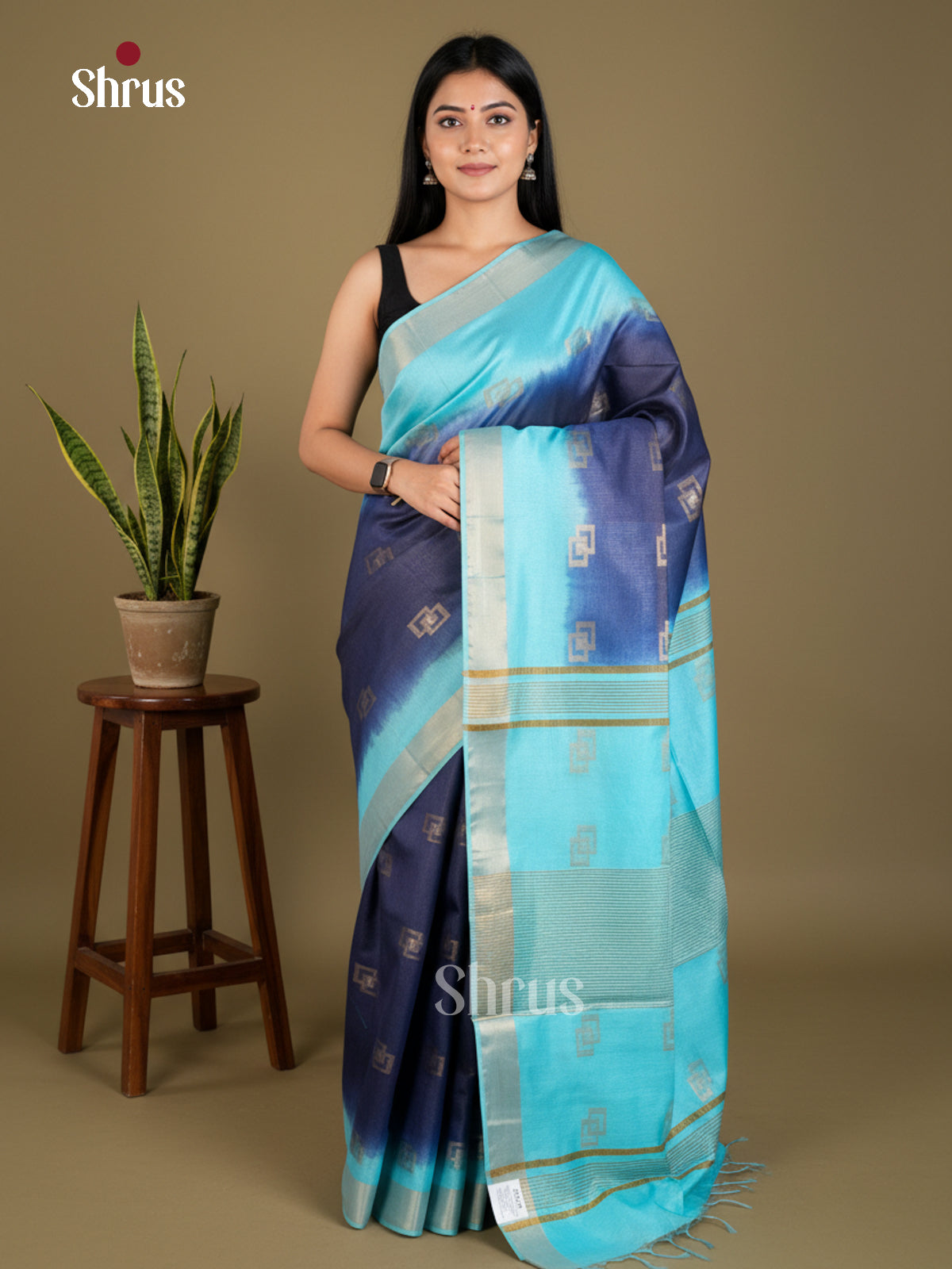 EBS01195 - Shibori - Saree - Shop on Shrus.com