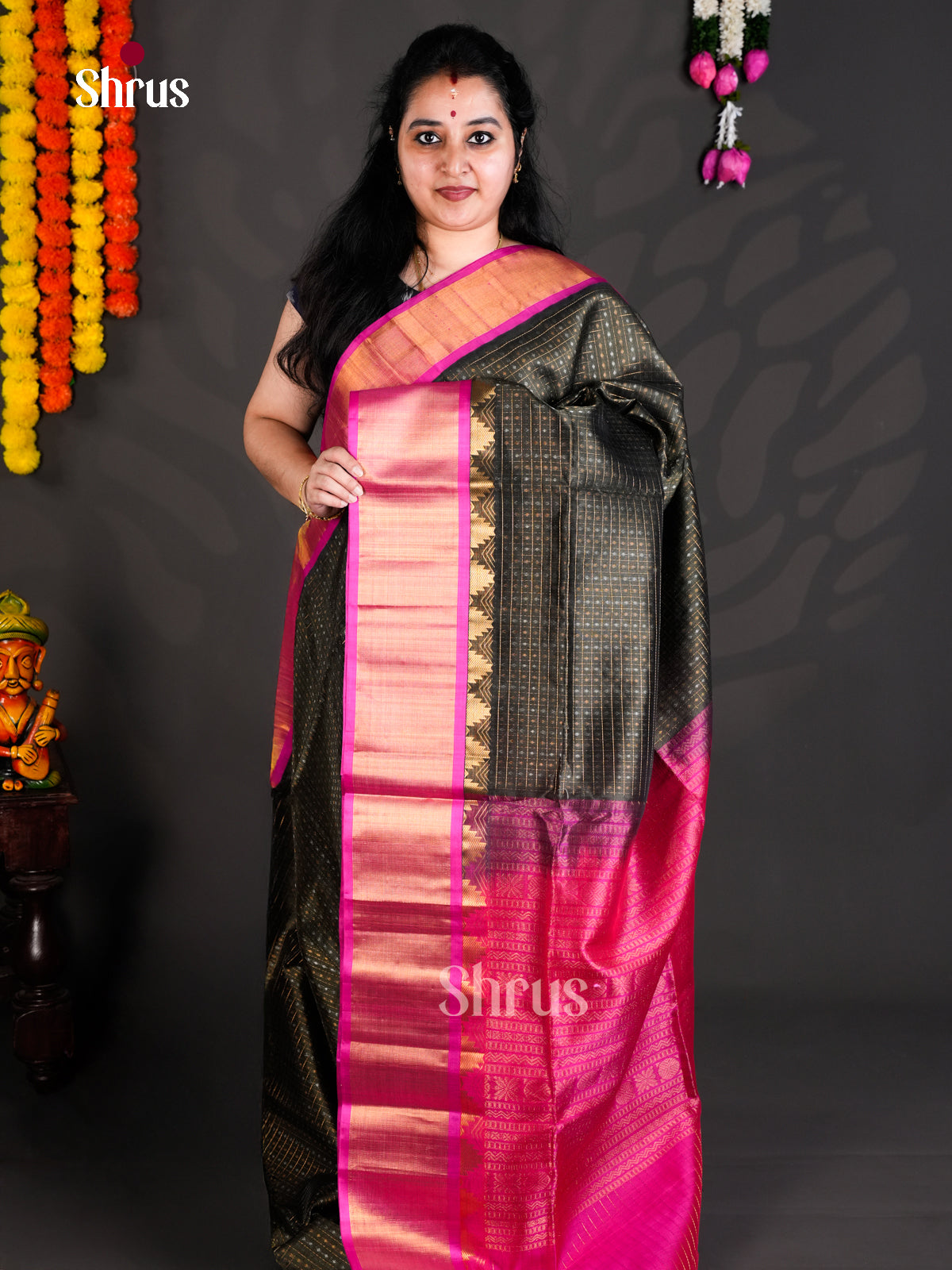 EBS01447 - Korvai-kattams - Saree - Shop on Shrus.com