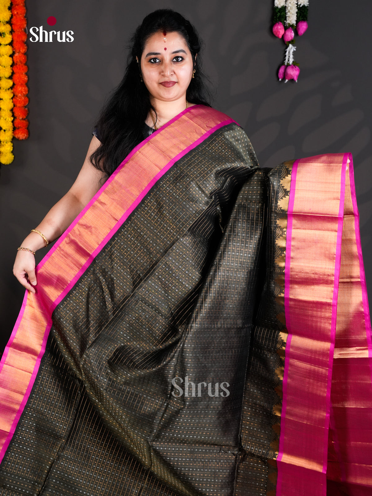 EBS01447 - Korvai-kattams - Saree - Shop on Shrus.com