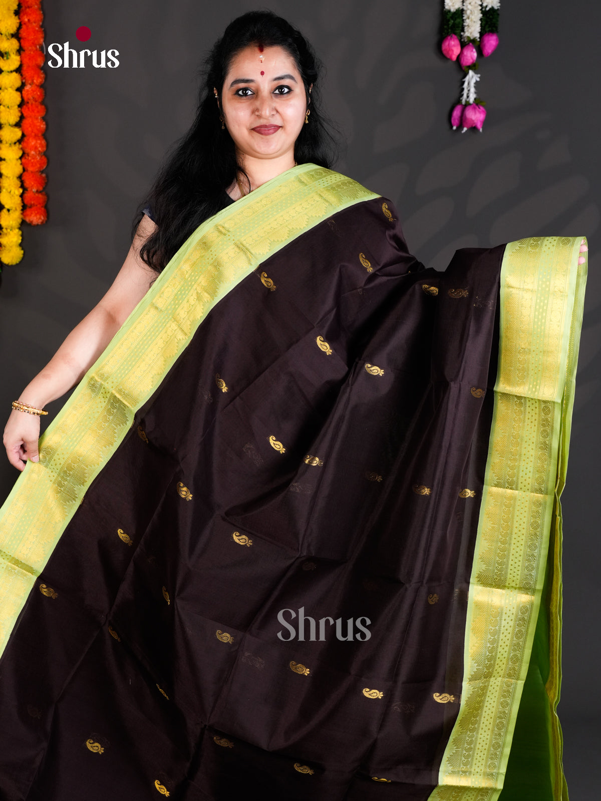 EBS01469 - Korvai-Small border - Saree - Shop on Shrus.com