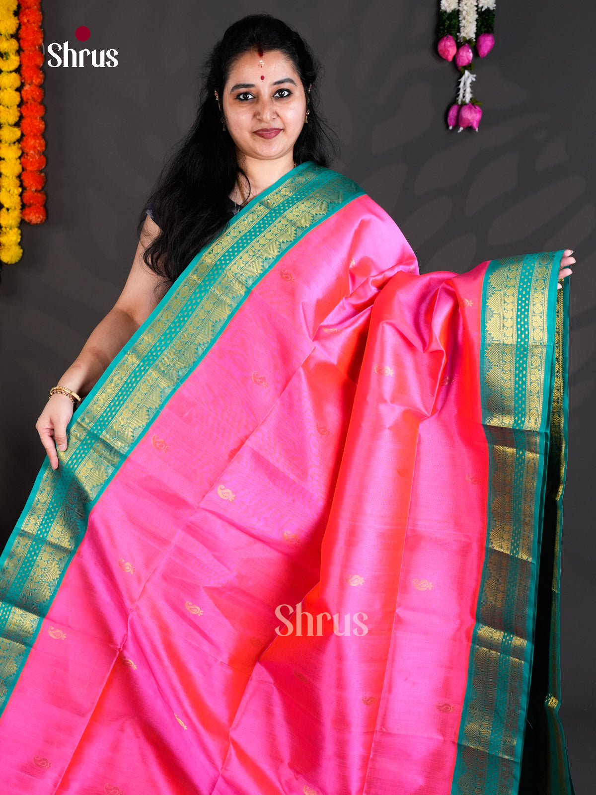 EBS01471 - Korvai-Small border - Saree - Shop on Shrus.com