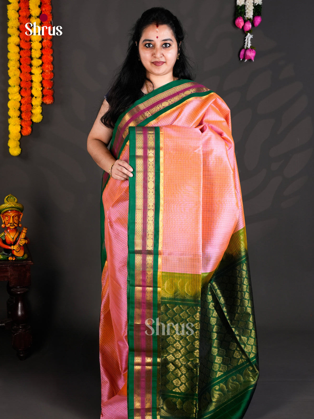 EBS01473 - Korvai-kattams - Saree - Shop on Shrus.com