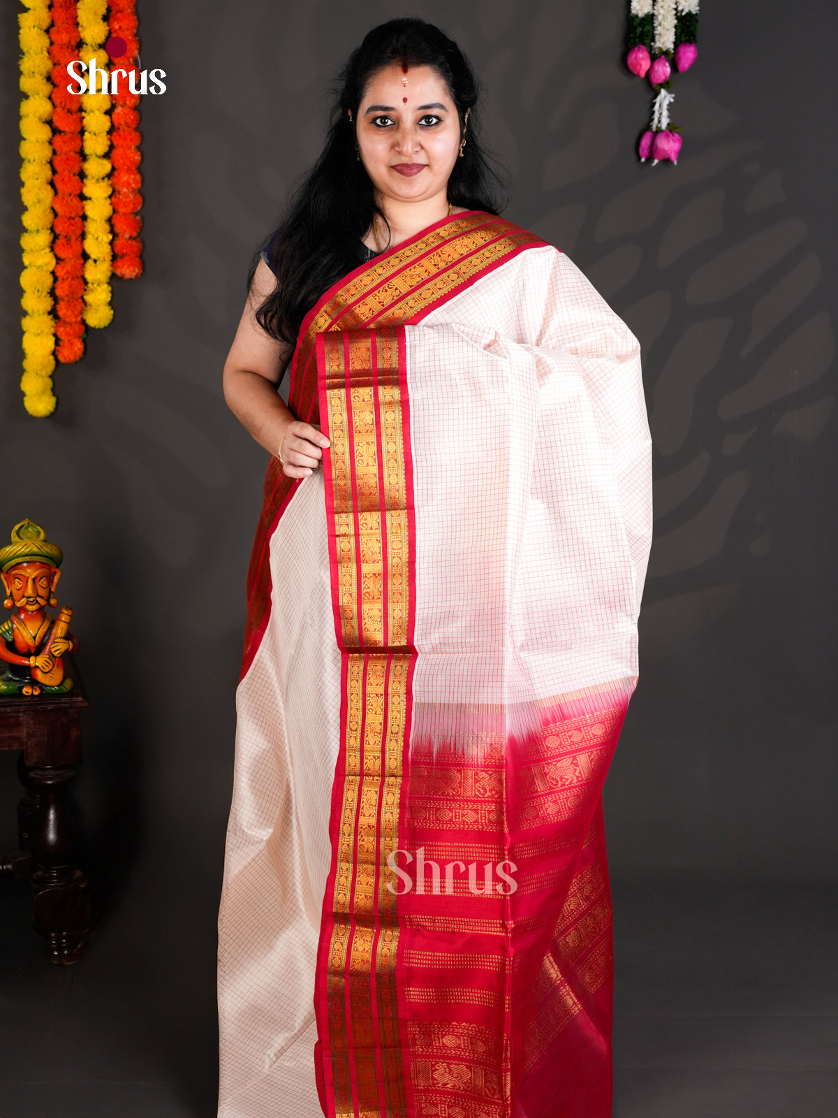 EBS01474 - Korvai-kattams - Saree - Shop on Shrus.com
