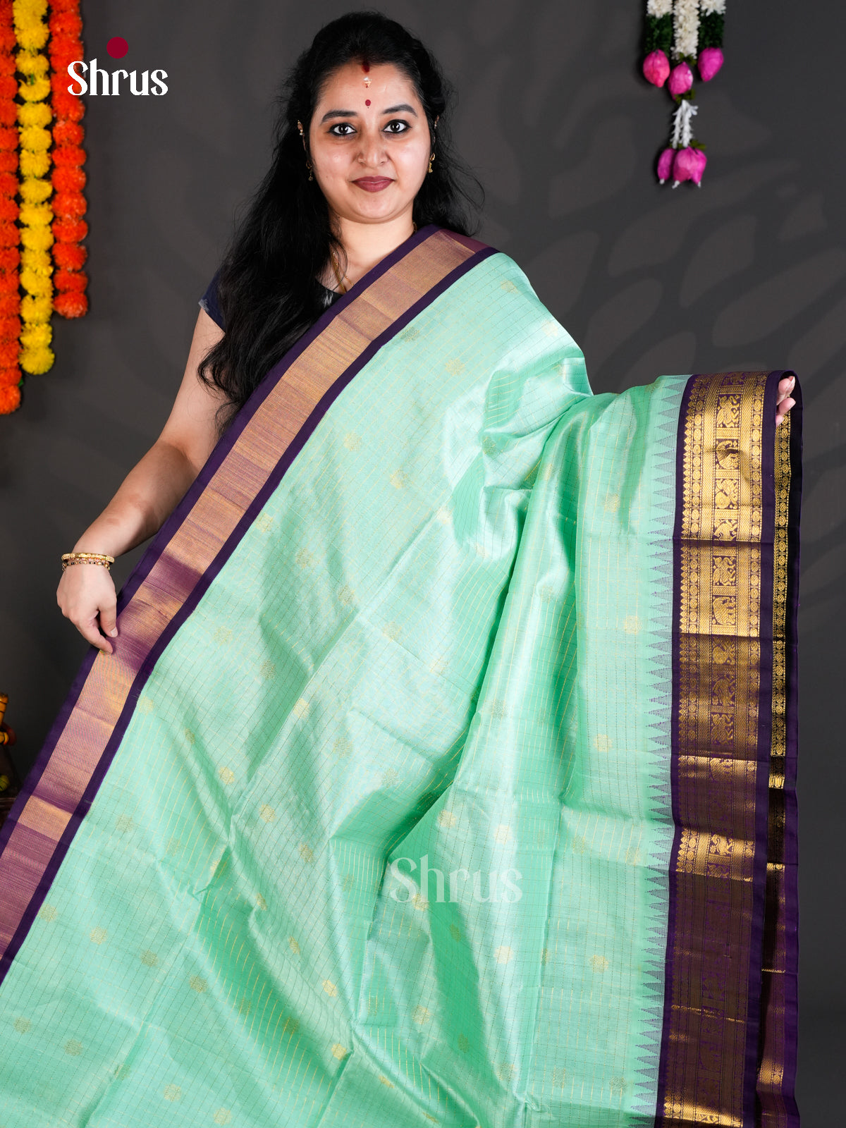 EBS01476 - Korvai-kattams - Saree - Shop on Shrus.com