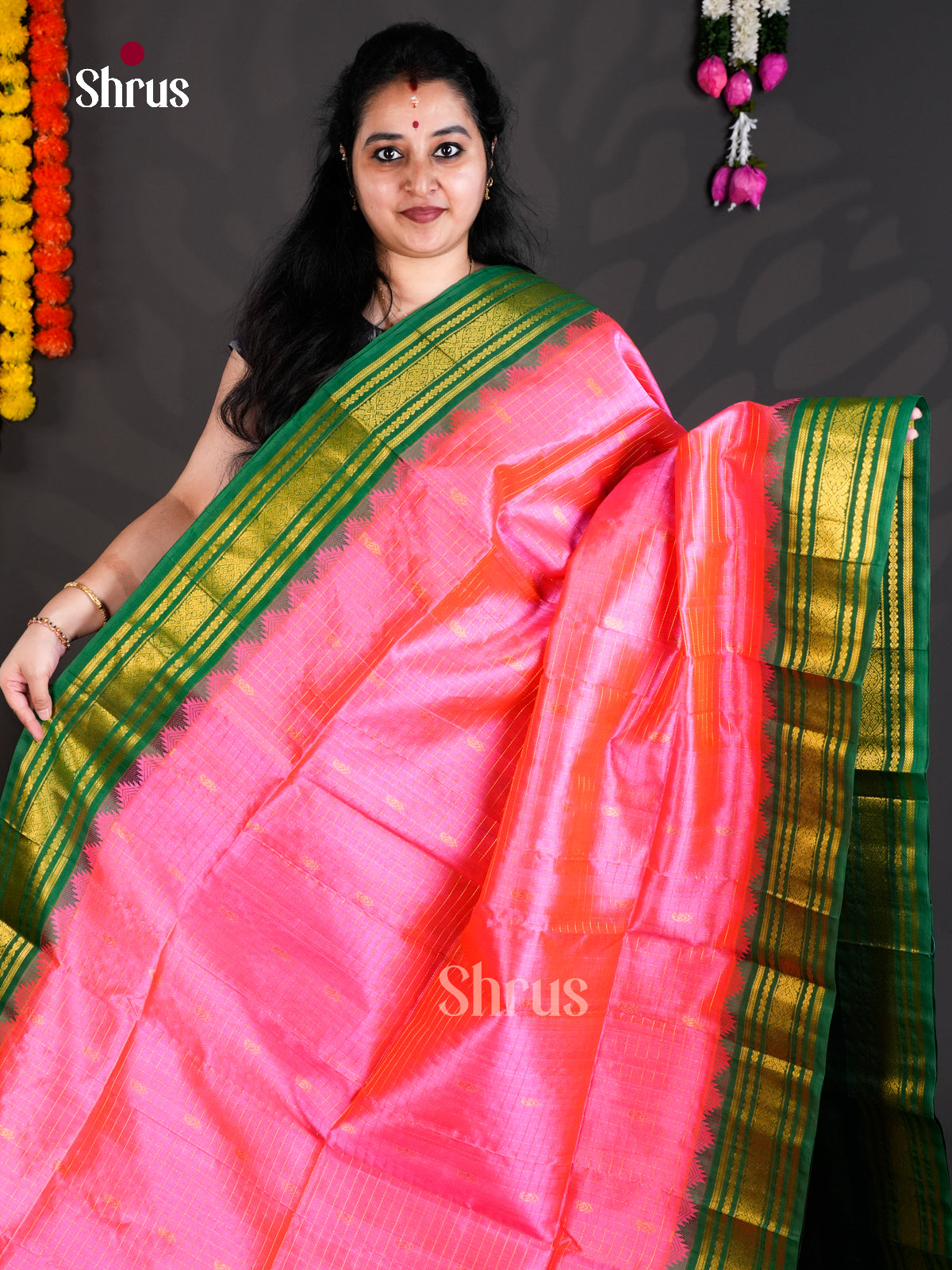 EBS01477 - Korvai-kattams - Saree - Shop on Shrus.com