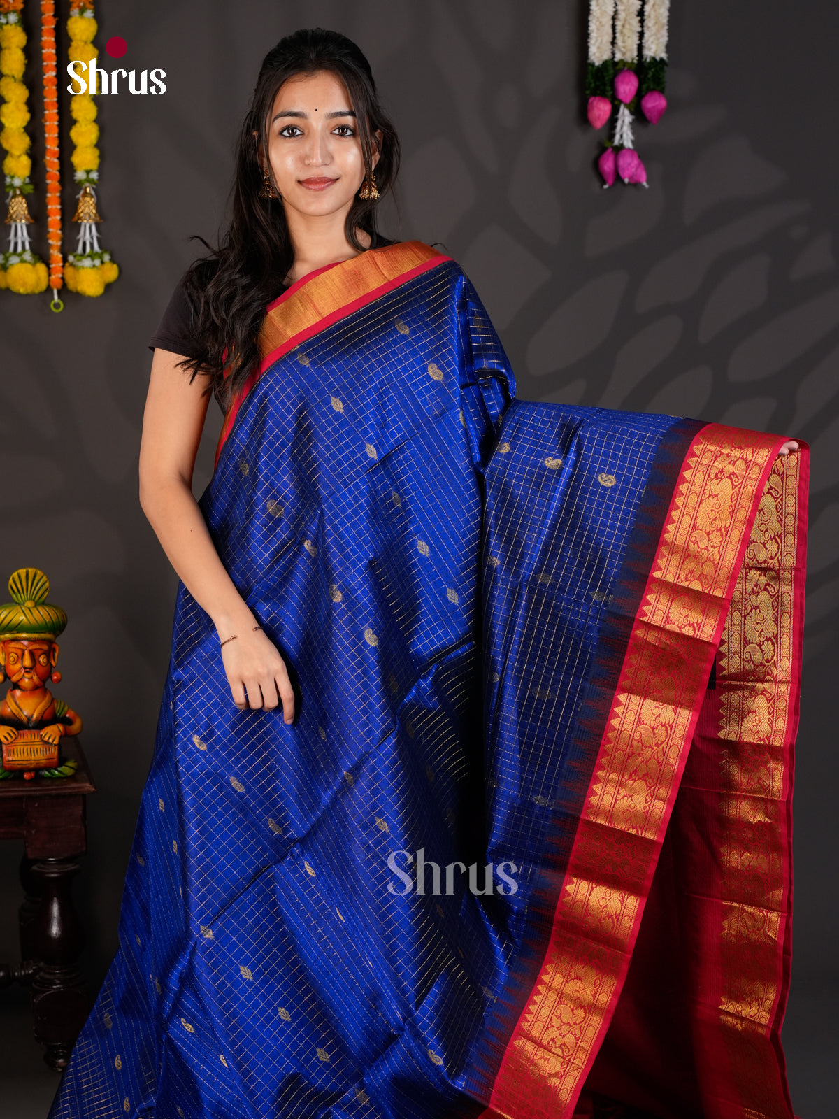 EBS01479 - Korvai-kattams - Saree - Shop on Shrus.com