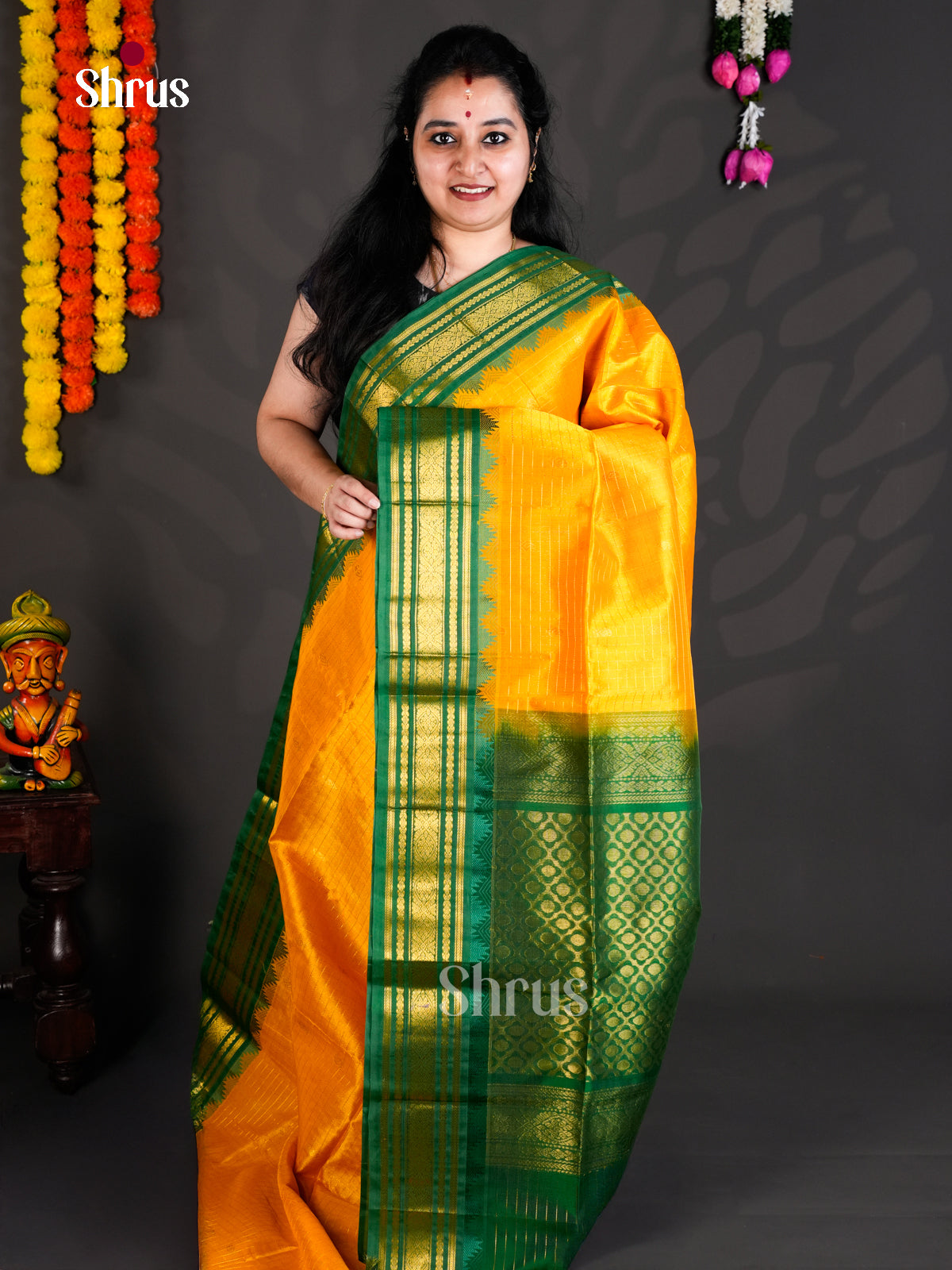 EBS01480 - Korvai-kattams - Saree - Shop on Shrus.com