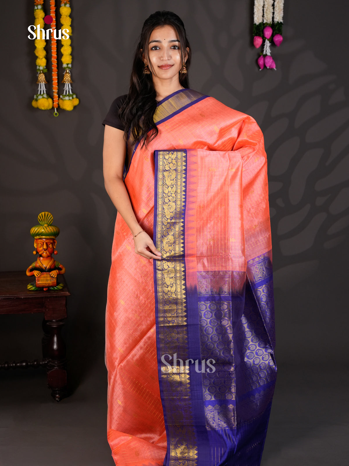 EBS01484 - Korvai-kattams - Saree - Shop on Shrus.com